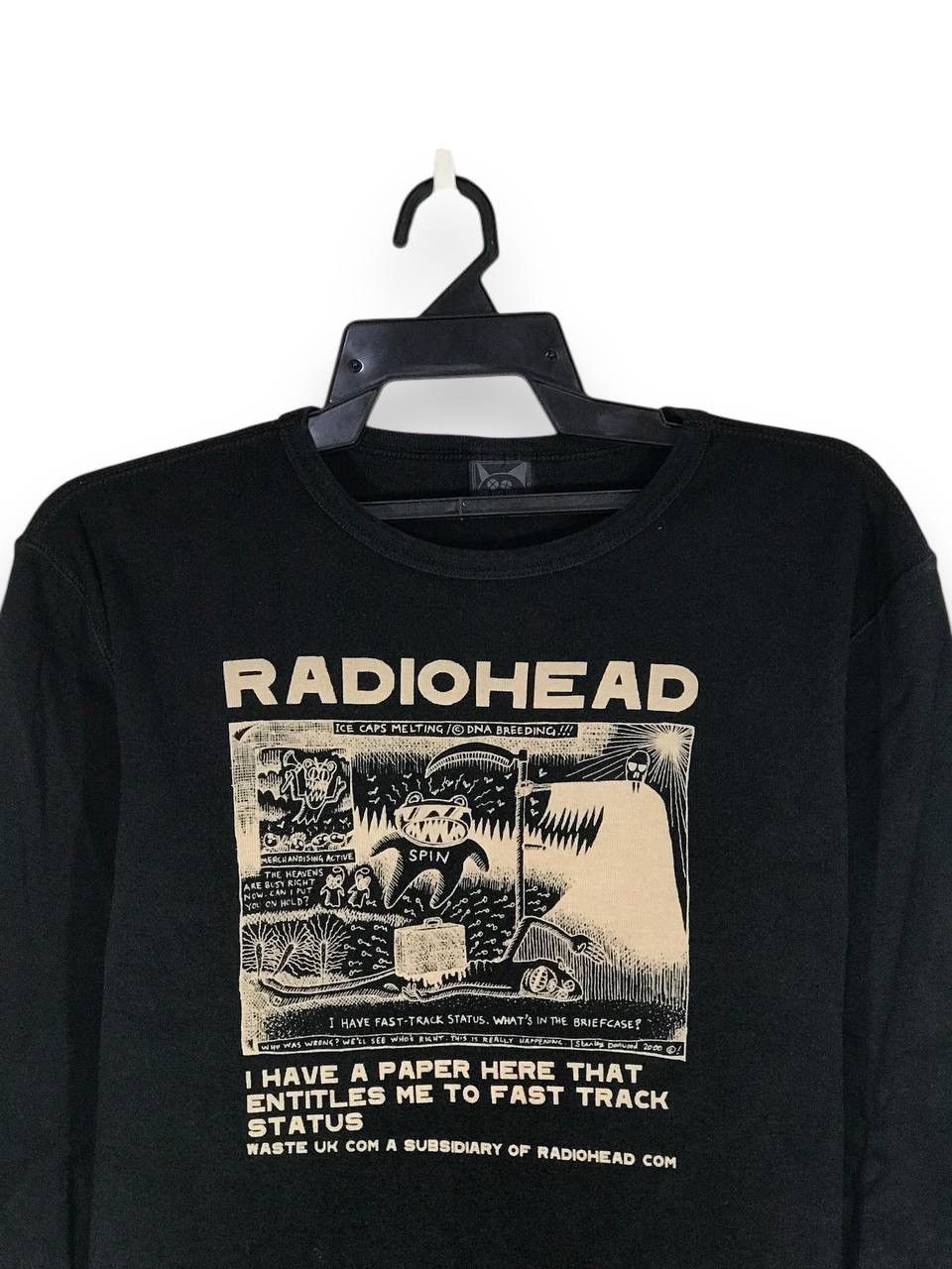 Band Tees vintage radiohead thom yorke kid a stanley donwood art Size US L / EU 52-54 / 3 - 2 Thumbnail