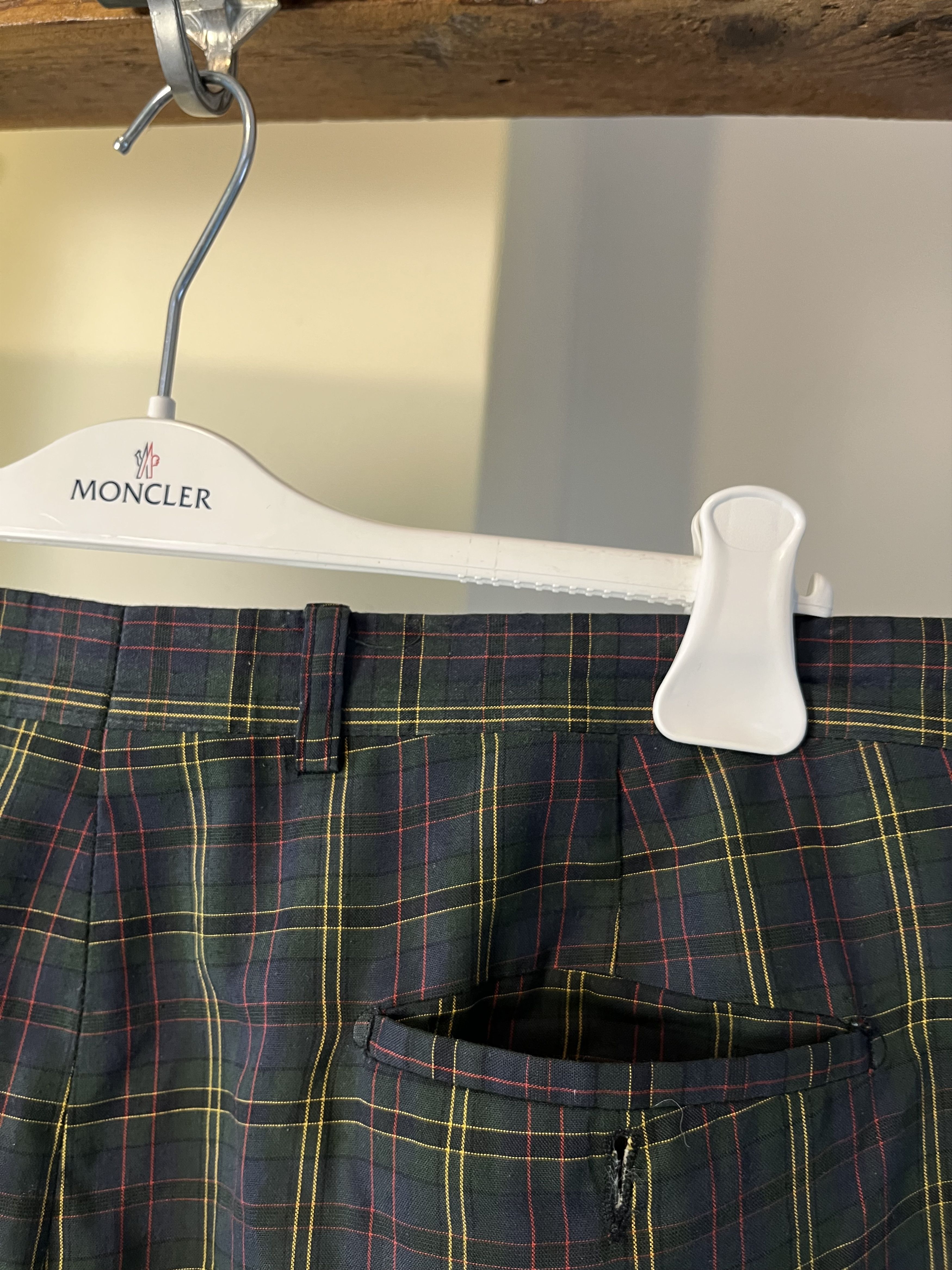 Lacoste Vintage 90s Lacoste Old Money Checked Pants Size US 36 / EU 52 - 7 Thumbnail