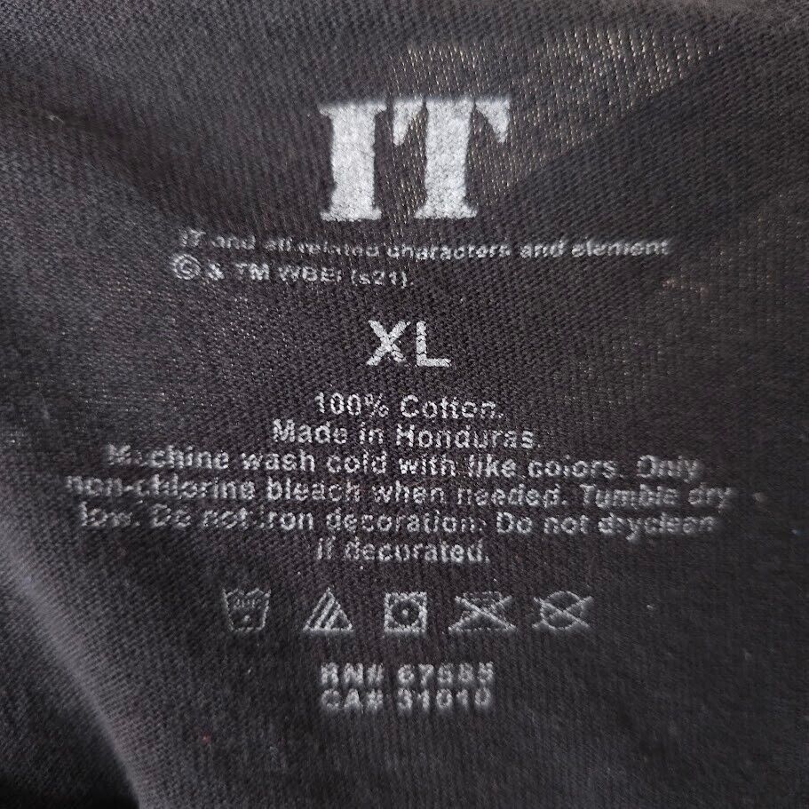 Other IT Movie T Shirt Mens Size XL Black Pennywise Horror Size US XL / EU 56 / 4 - 5 Thumbnail