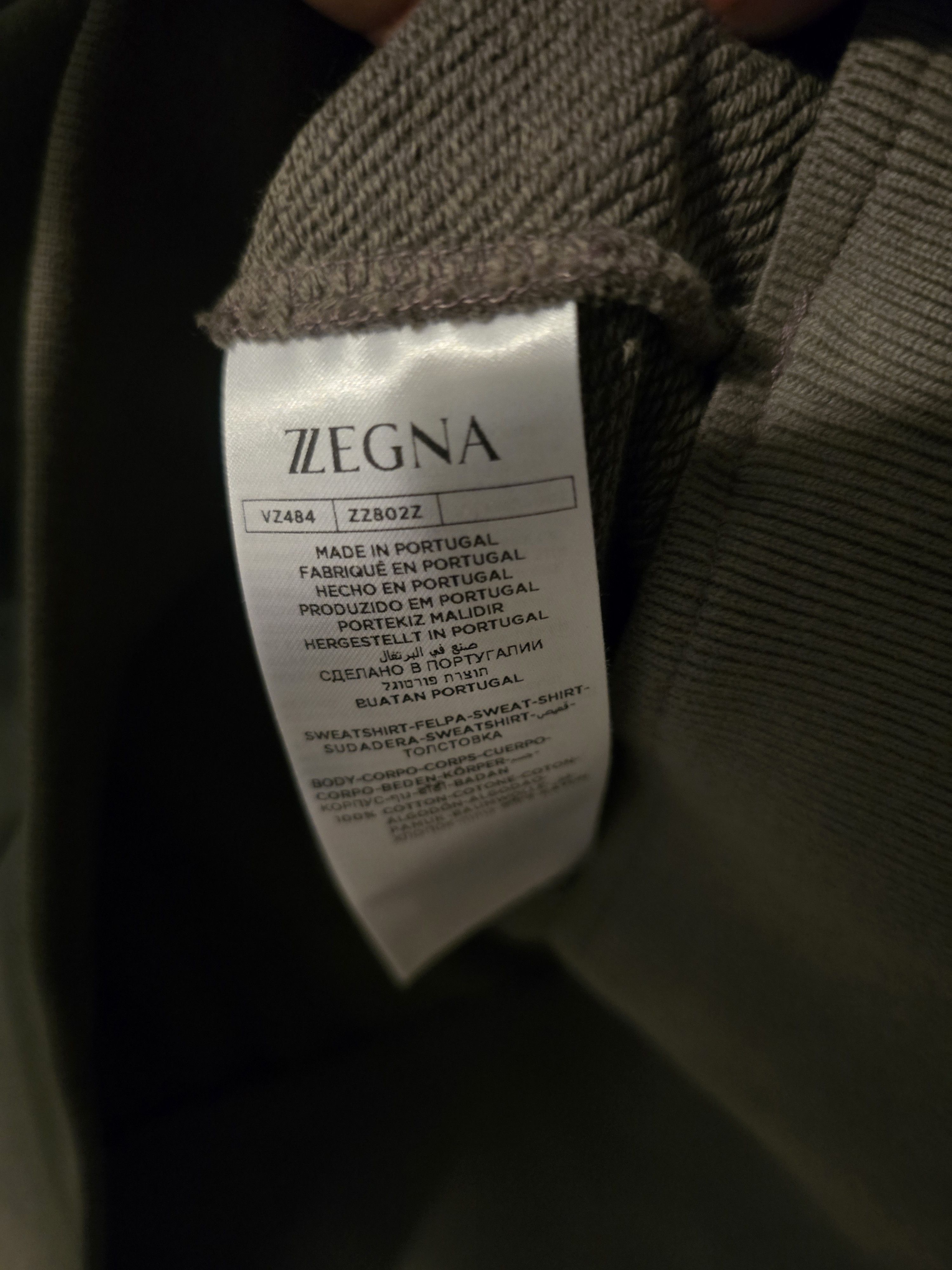 Z Zegna Z Zengna cotton crew kneck sweater Size US L / EU 52-54 / 3 - 4 Thumbnail