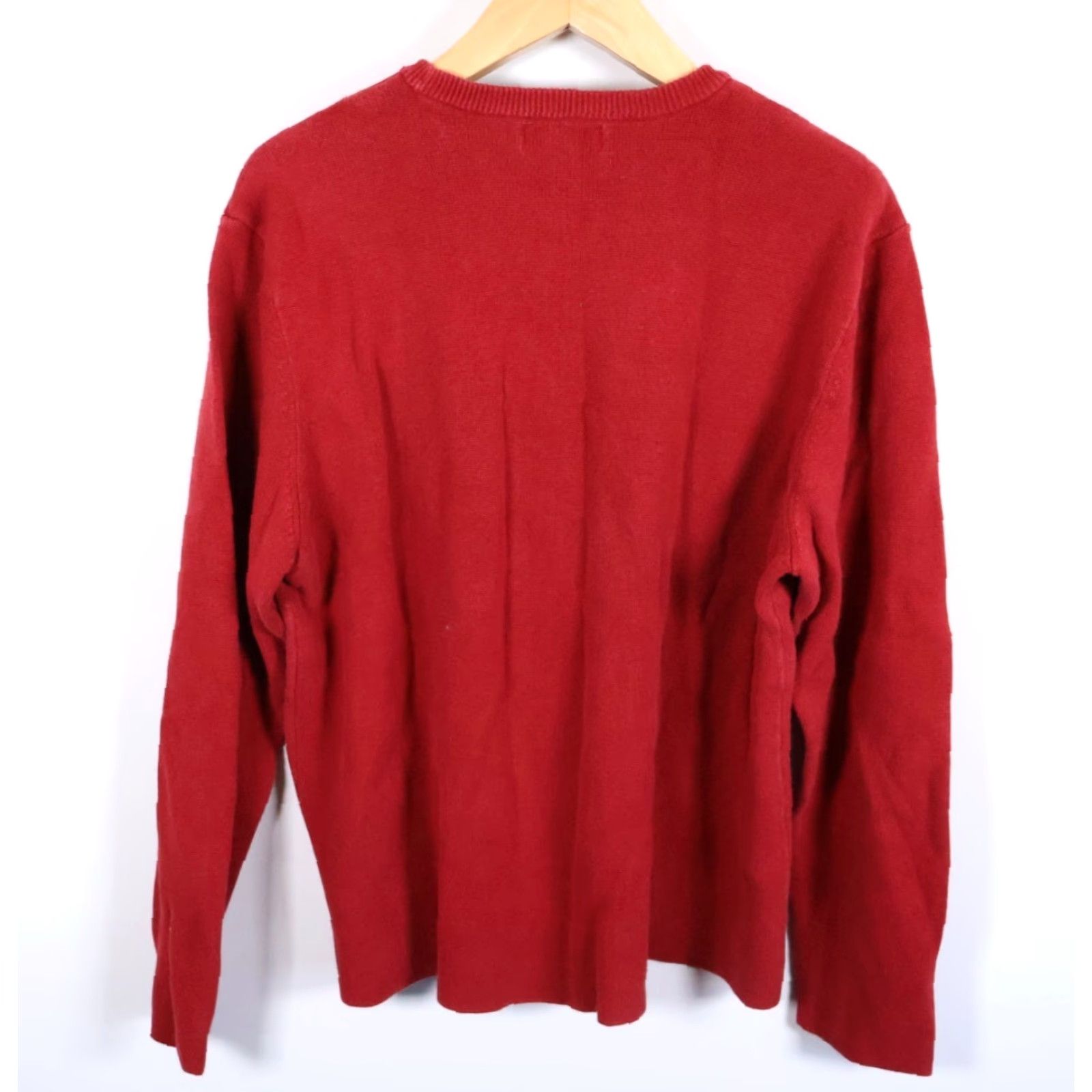 Old Navy VINTAGE Old Navy Sweater 2XL Red Striped Crewneck Knit Men’s Pullover 90s Hipster Punk Retro Varsity Y2K Size US XXL / EU 58 / 5 - 2 Thumbnail