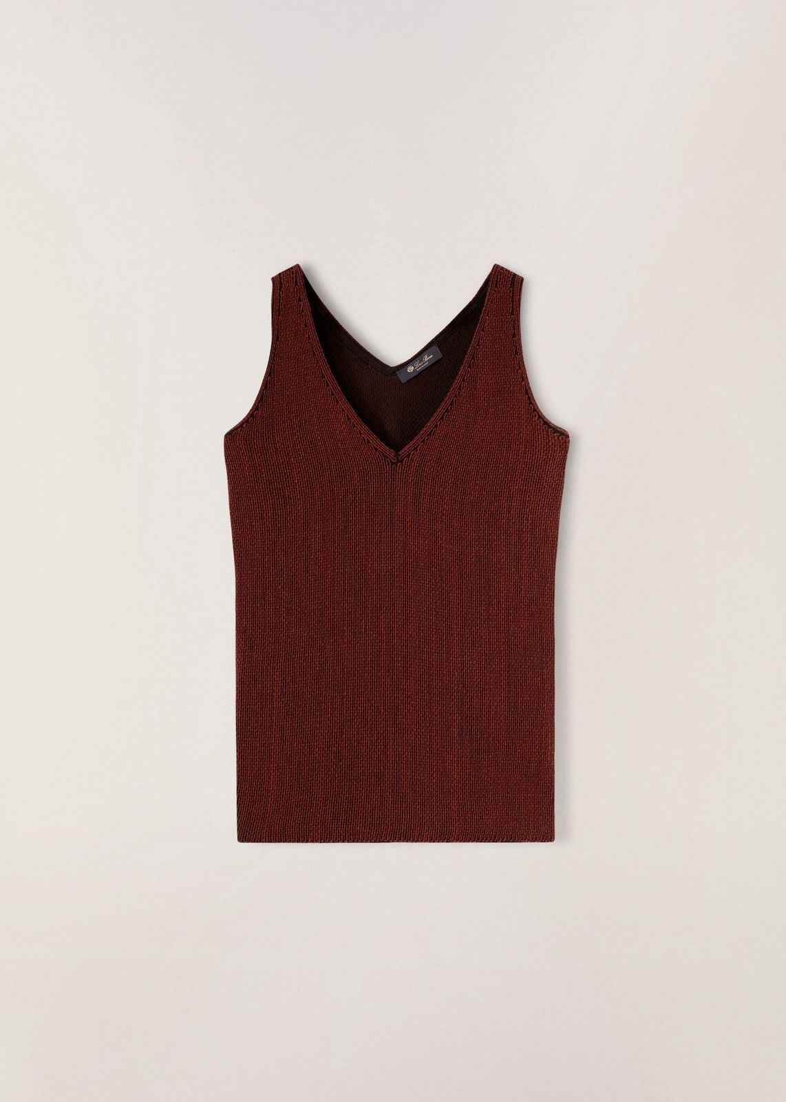 Loro Piana o1srvl11e0424 Top in Coffee Size XL / US 12-14 / IT 48-50 - 1 Thumbnail