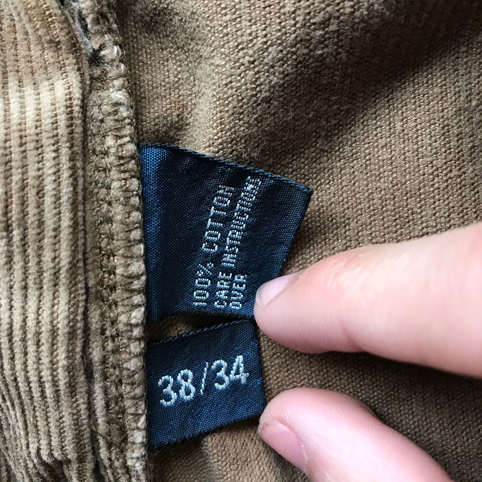 Polo Ralph Lauren Vintage Polo Ralph Lauren Corduroy Raw Hem Pants Mens 38x28 Size US 38 / EU 54 - 10 Thumbnail