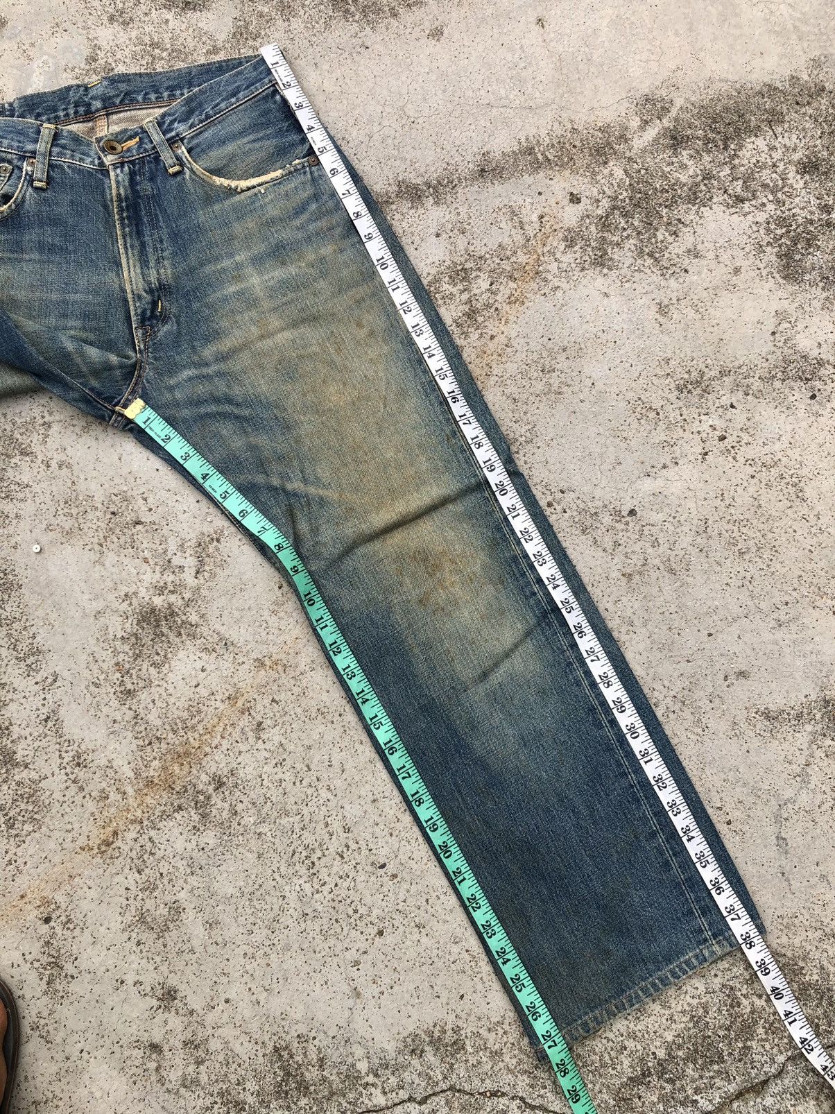 Edwin RUSTY SELVEDGE WIDE LEG DENIM BY EDWIN Size US 30 / EU 46 - 15 Thumbnail
