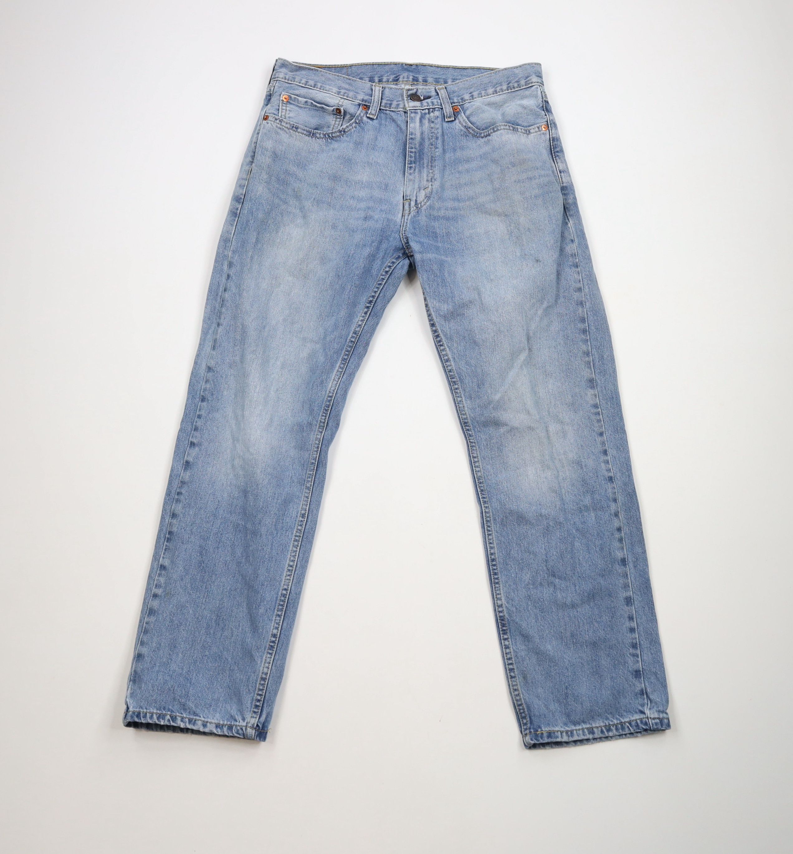 Levi's × Vintage Vintage Y2K Levis 505 Regular Fit Denim Jeans Blue Cotton Size US 34 / EU 50 - 1 Thumbnail