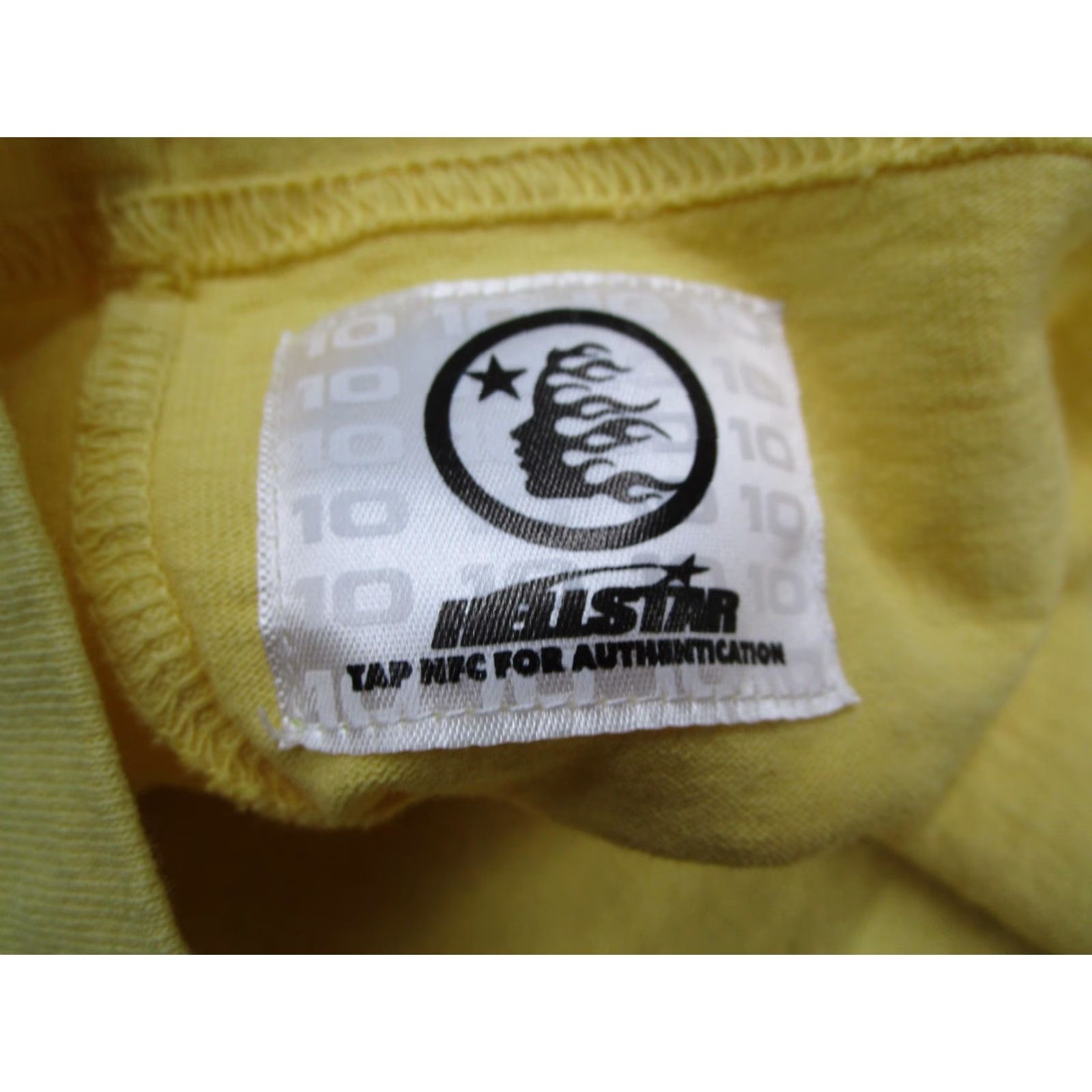HELLSTAR Hellstar Shirt Mens Medium Yellow Sports Marathon Graphic Tee Streetwear Size US M / EU 48-50 / 2 - 6 Thumbnail