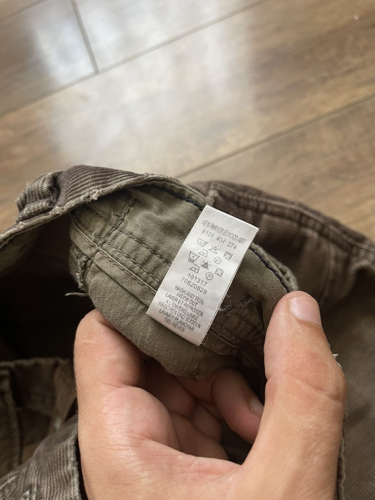 G-Star G Star Raw Vintage Cargo Velvet Pants Big Logo Size US 31 - 16 Thumbnail