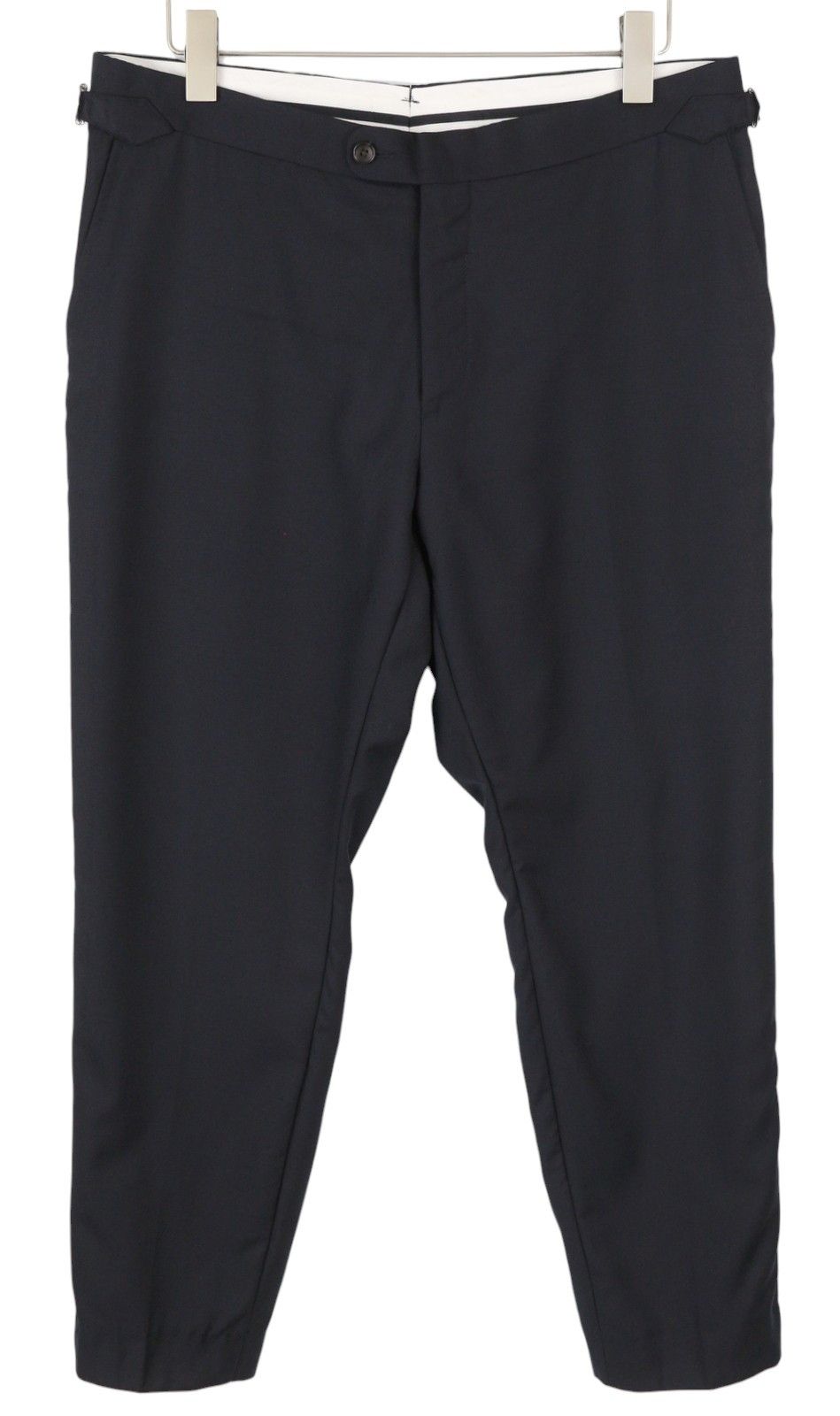 Suitsupply SOHO SA UK44S Dark Blue Wool Tapered Zip Trousers 86723 Size 44S - 1 Thumbnail