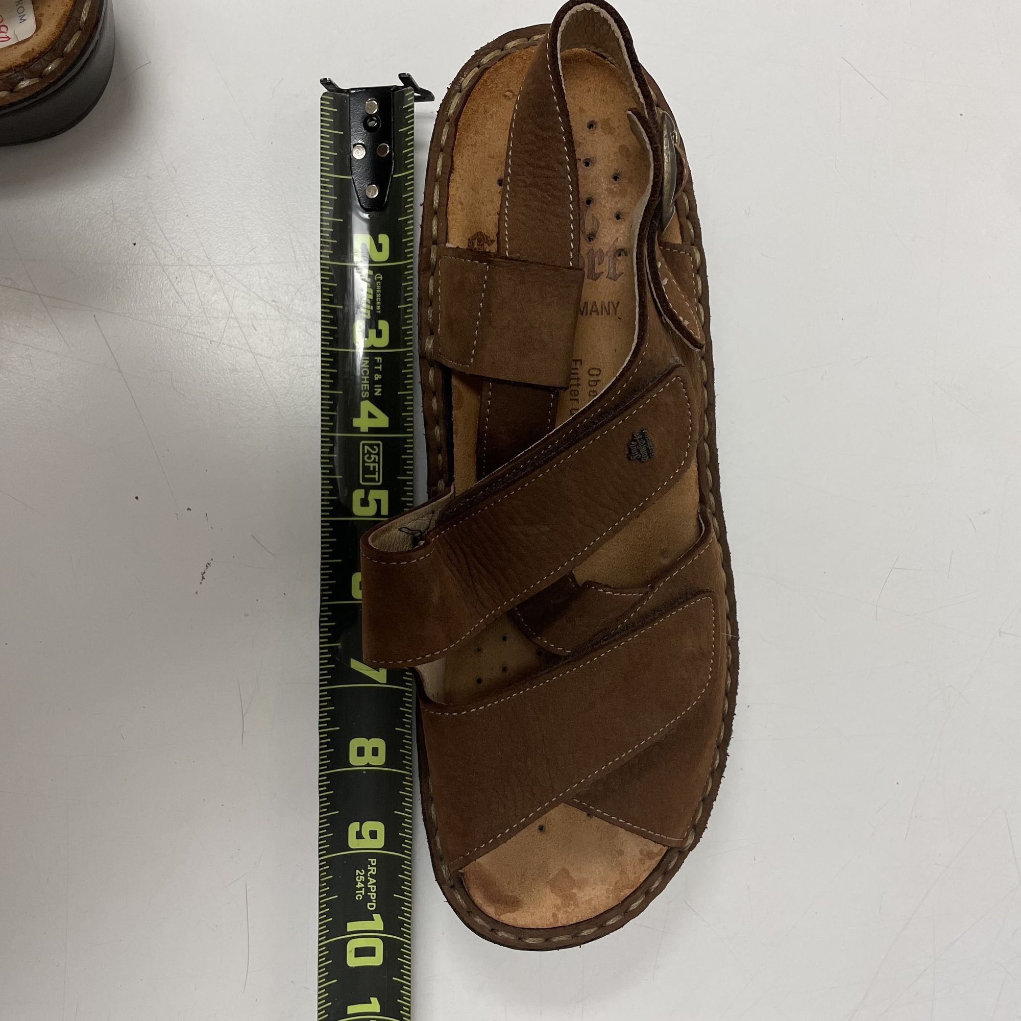 Other Finn Comfort JERSEY Sandals Nubuck Leather LOGO Sandals Size US 8 / IT 38 - 14 Thumbnail