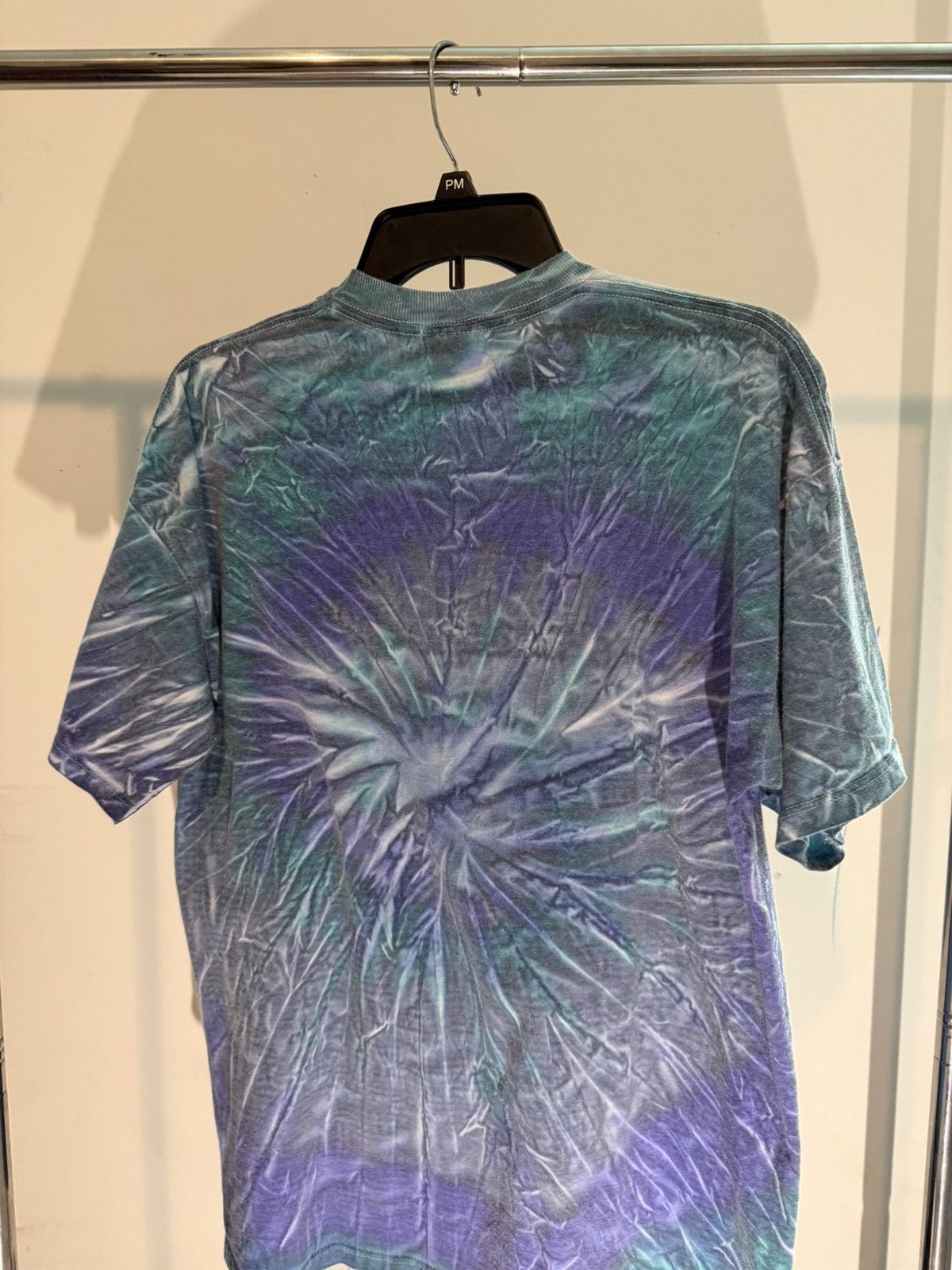 Vintage Vintage Tie-Dye Grey Wolf T-shitt Size US L / EU 52-54 / 3 - 4 Thumbnail