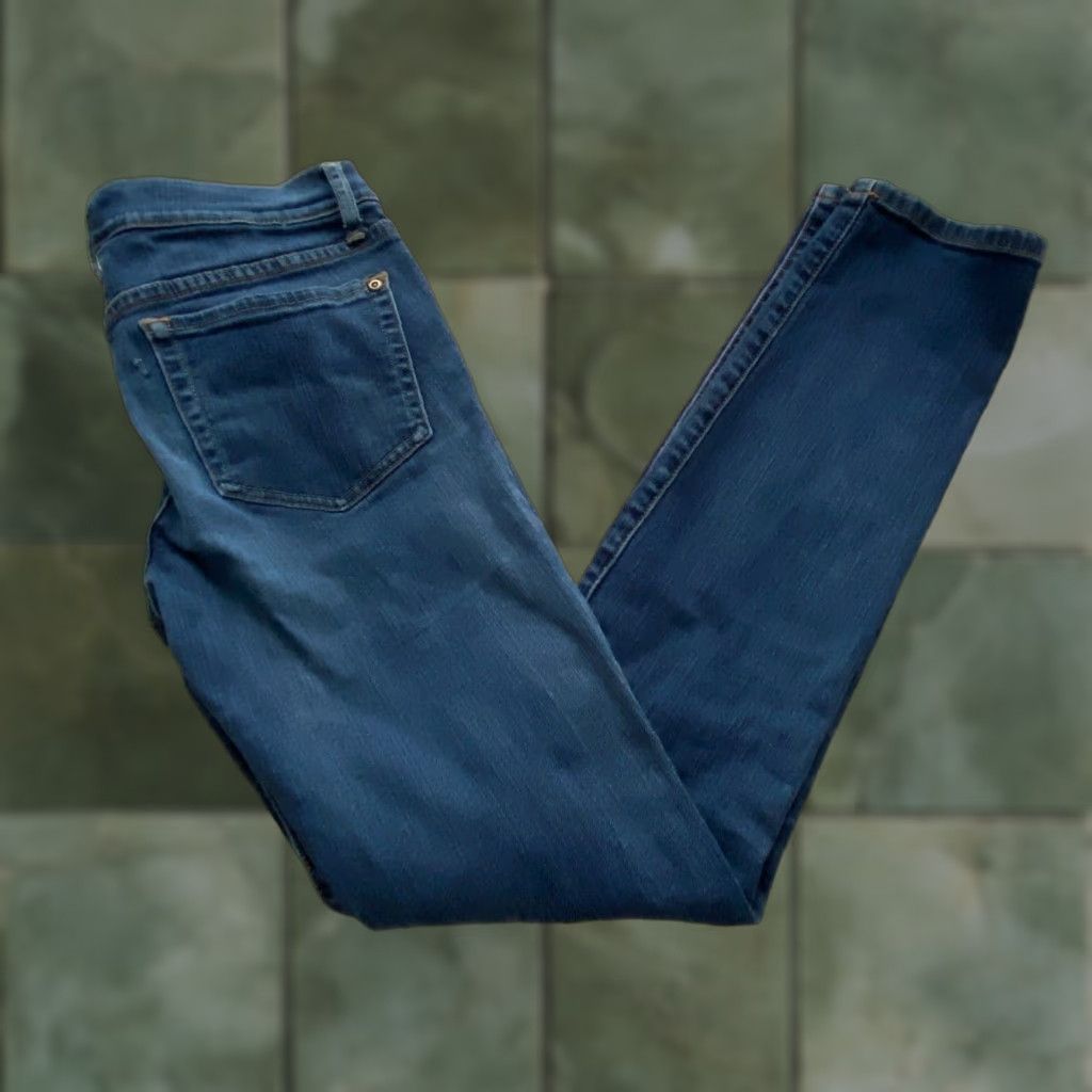 Juicy Couture Juicy Couture Blue Skinny Jeans Women's Medium Wash Low Rise Stretch 27 Size 27" / US 4 / IT 40 - 1 Thumbnail