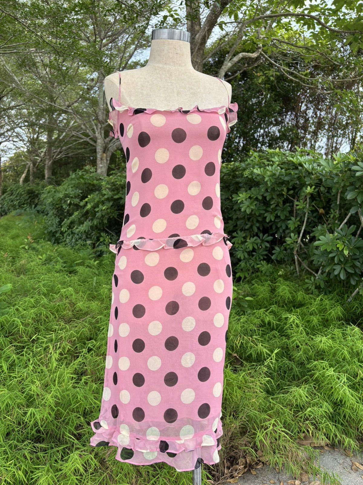 Vintage Vintage jill stuart polkadot dress Size XS / US 0-2 / IT 36-38 - 1 Thumbnail