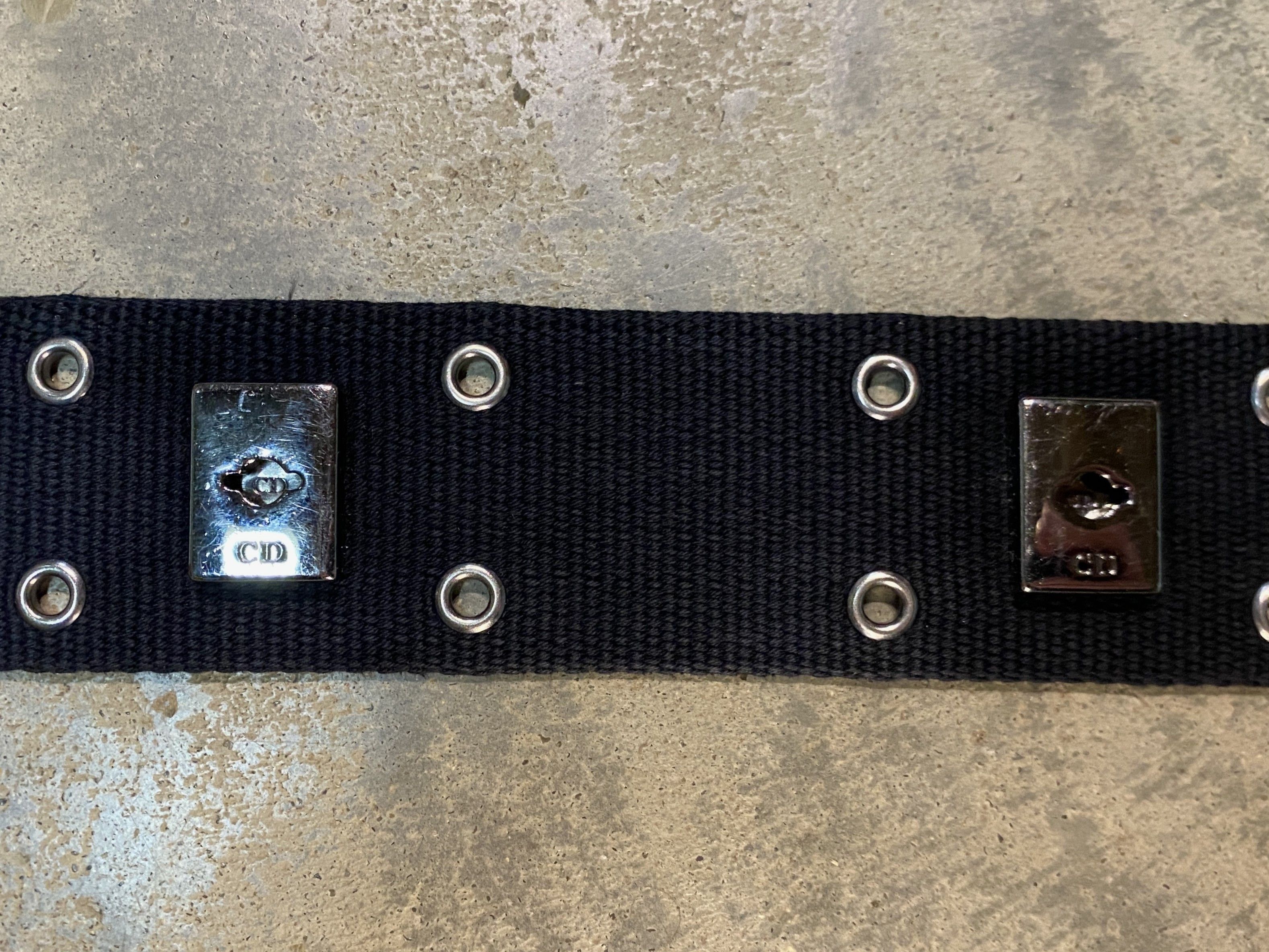 Dior Christian Dior SS02 “Street Chic” Canvas Black Cargo Belt Size ONE SIZE - 8 Thumbnail