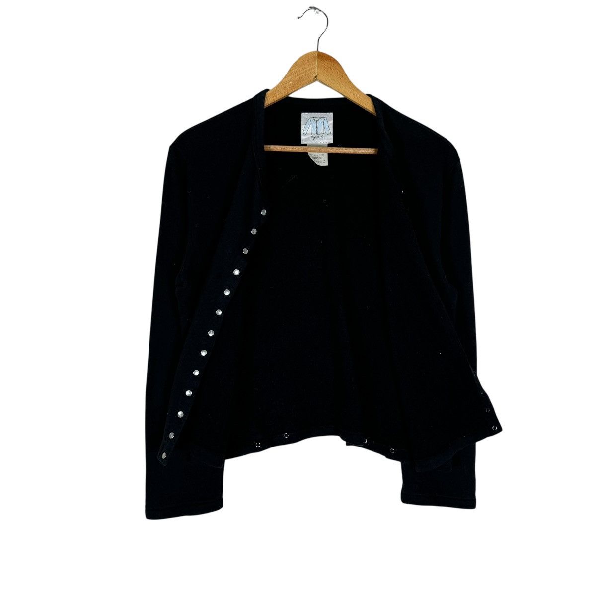agnes b. 🌟AGNES B SNAP BUTTON CARDIGAN LONG SLEEVE SWEATER Size L / US 10 / IT 46 - 7 Thumbnail