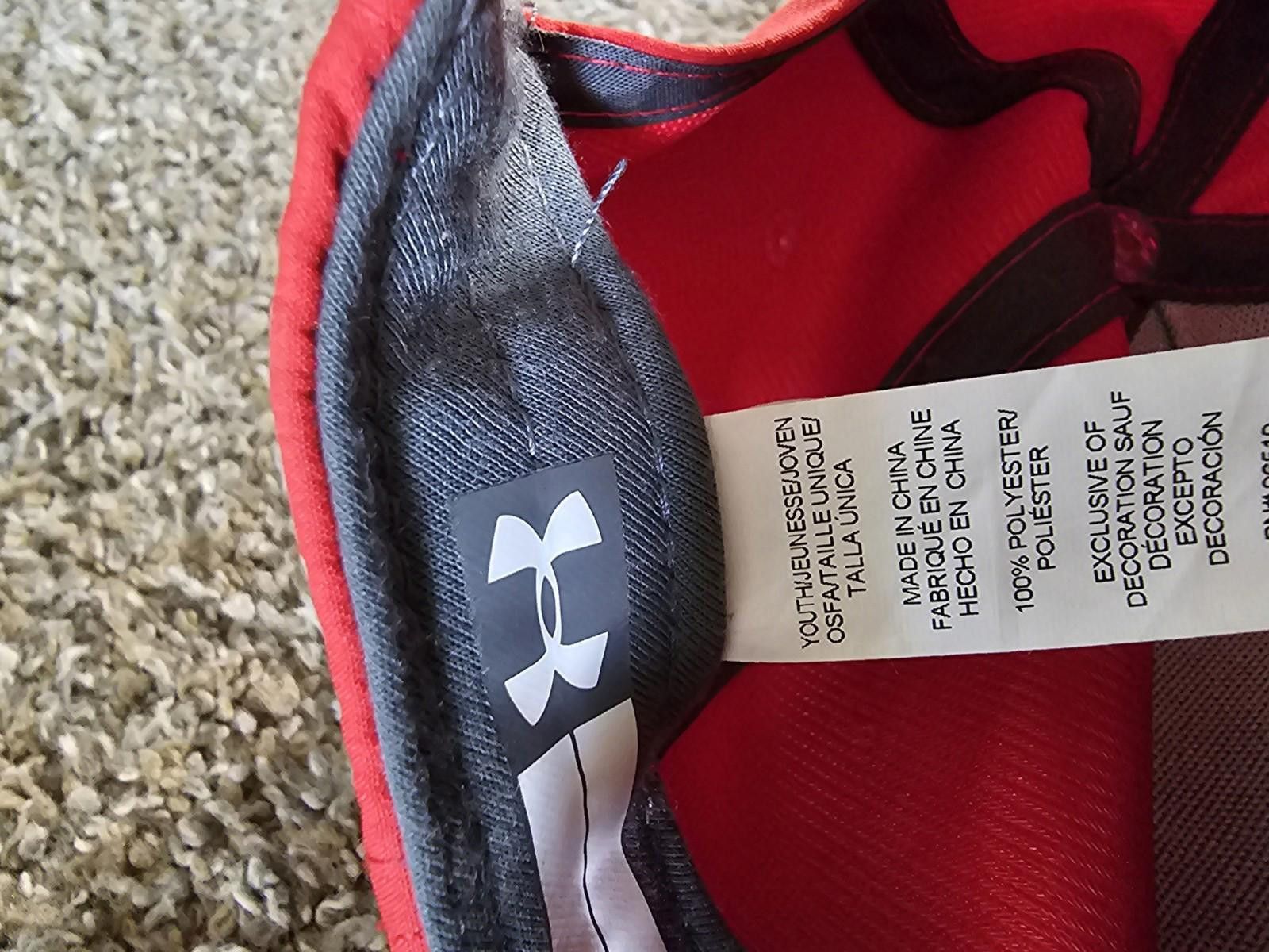 Under Armour UA Under Armour Adjustable Snapback Hat Youth Size Red Size ONE SIZE - 6 Thumbnail