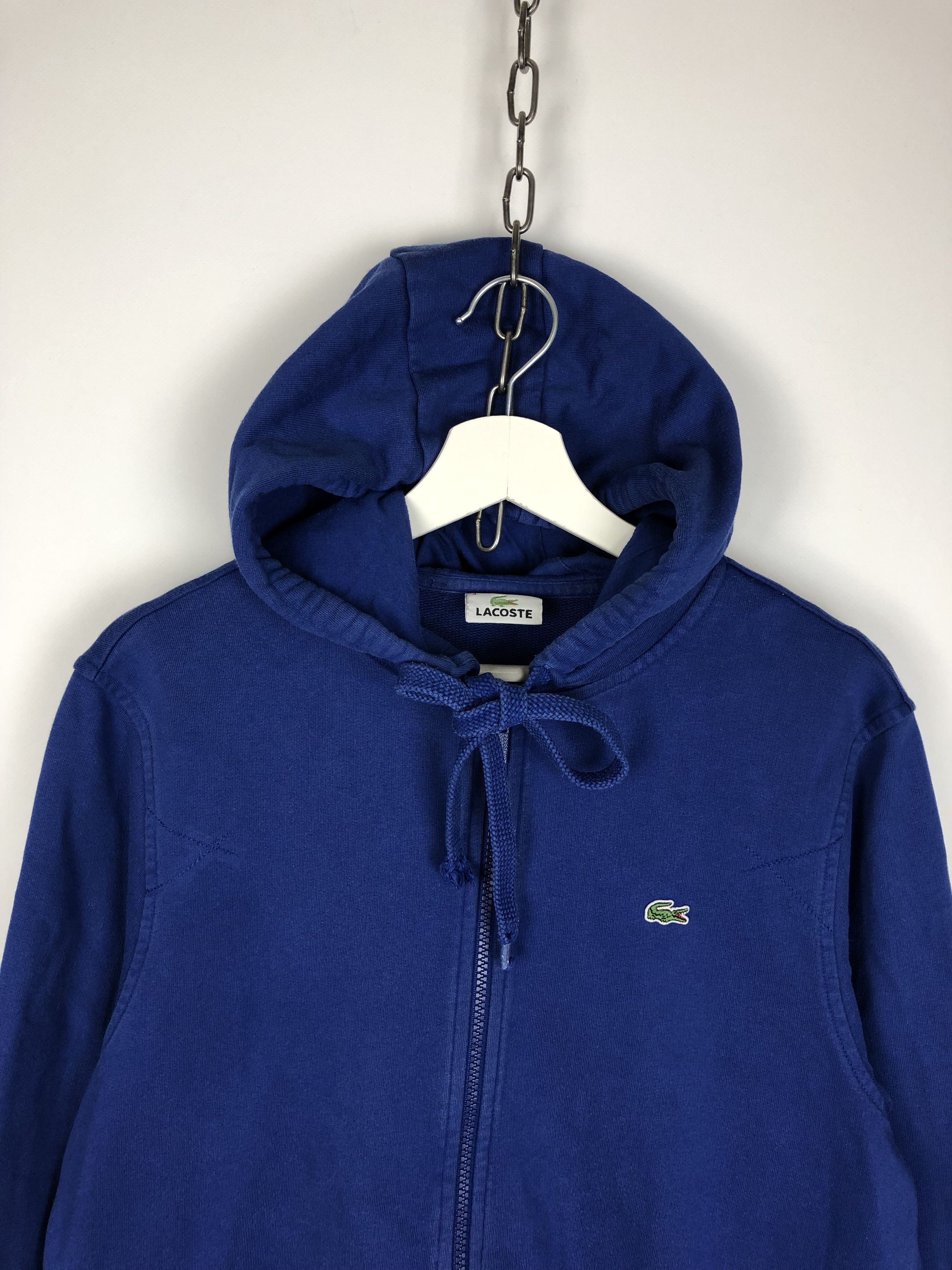 Lacoste Lacoste Zip Hoodie Track Small Logo Blue size M Size US M / EU 48-50 / 2 - 2 Thumbnail