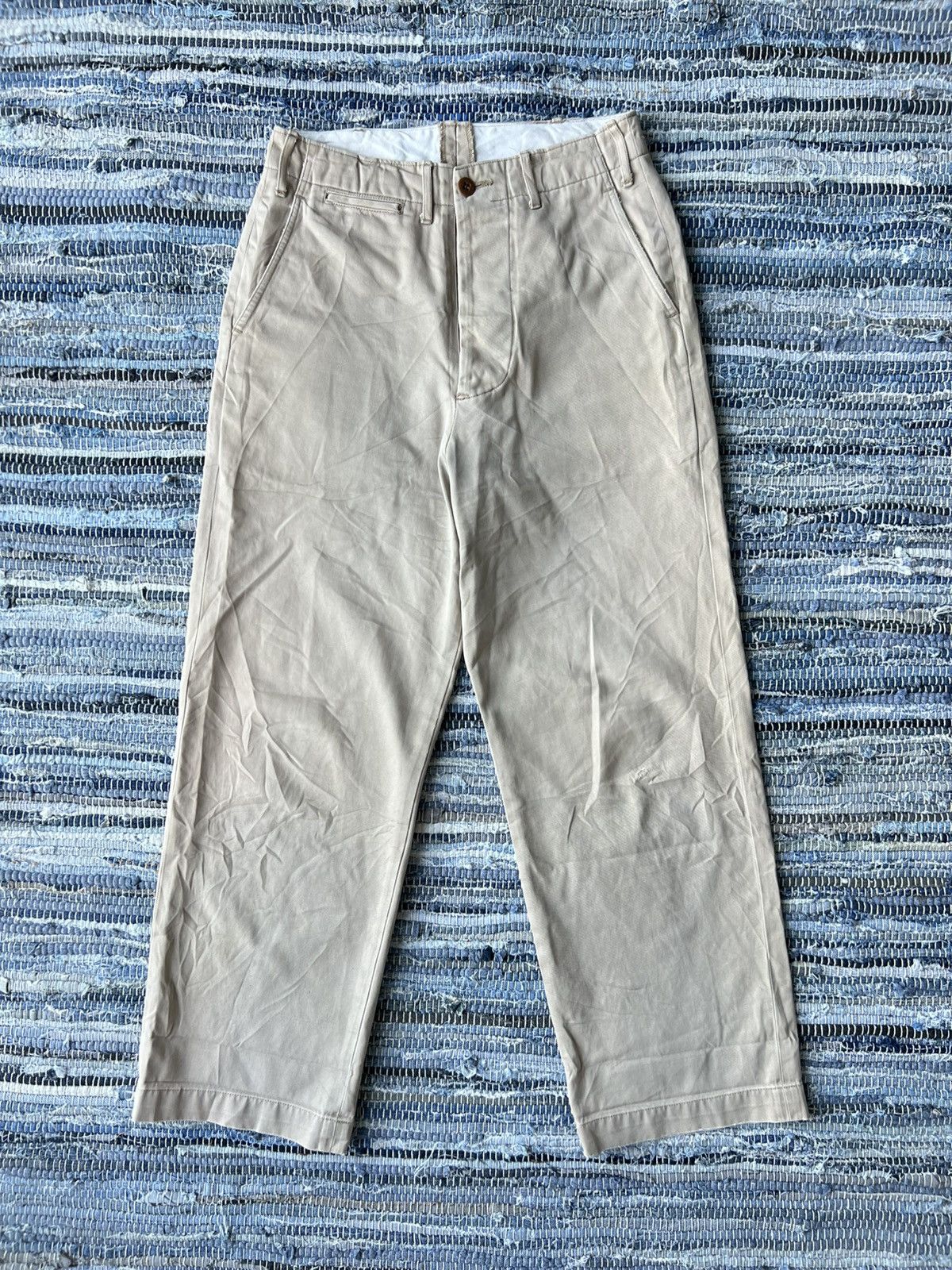 Buzz Rickson's Vintage 1940s US Army Officers Trousers Wide Leg Pants Buzz Size US 28 / EU 44 - 1 Thumbnail