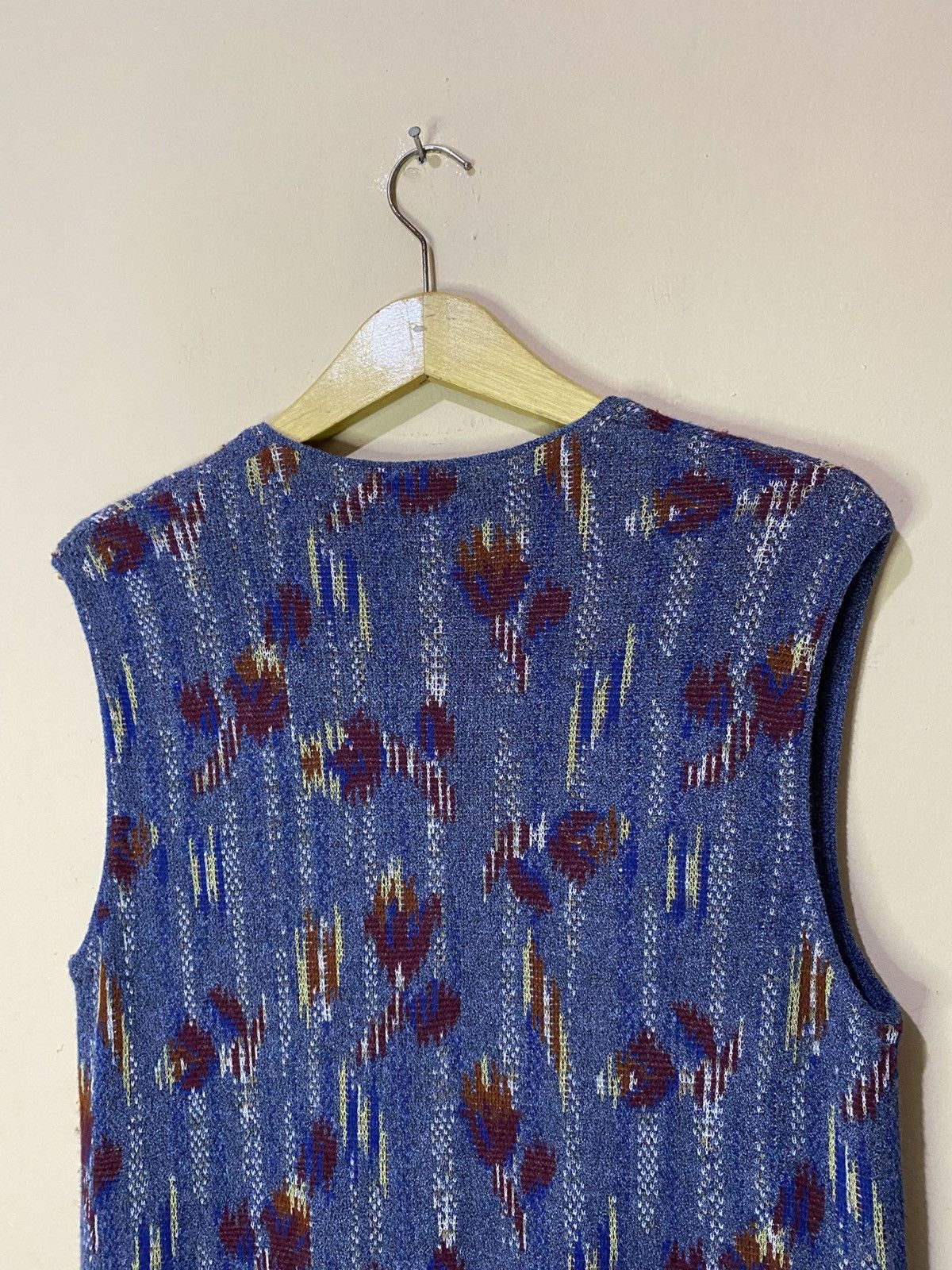 Missoni 90s Missoni Italy Pattern Vest Knit Size US M / EU 48-50 / 2 - 11 Thumbnail