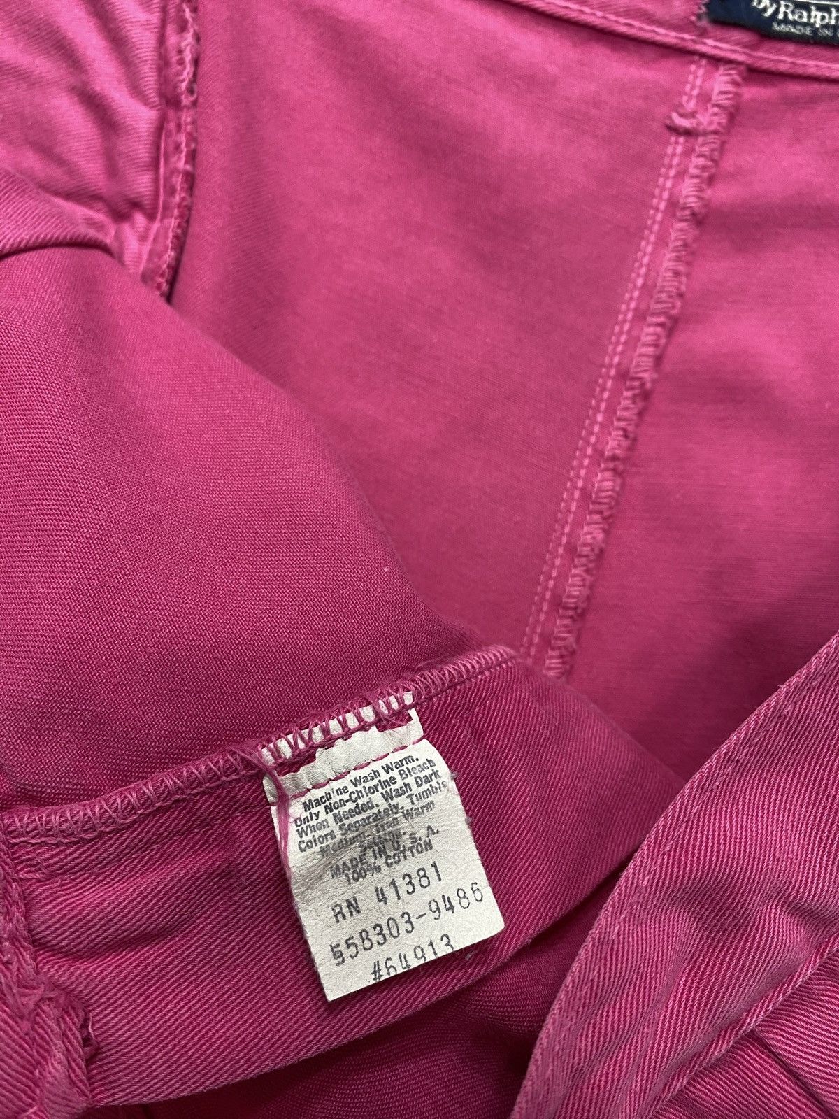 Polo Ralph Lauren 80’s Vintage Polo Ralph Lauren Pink Chino Shorts Size US 36 / EU 52 - 3 Thumbnail