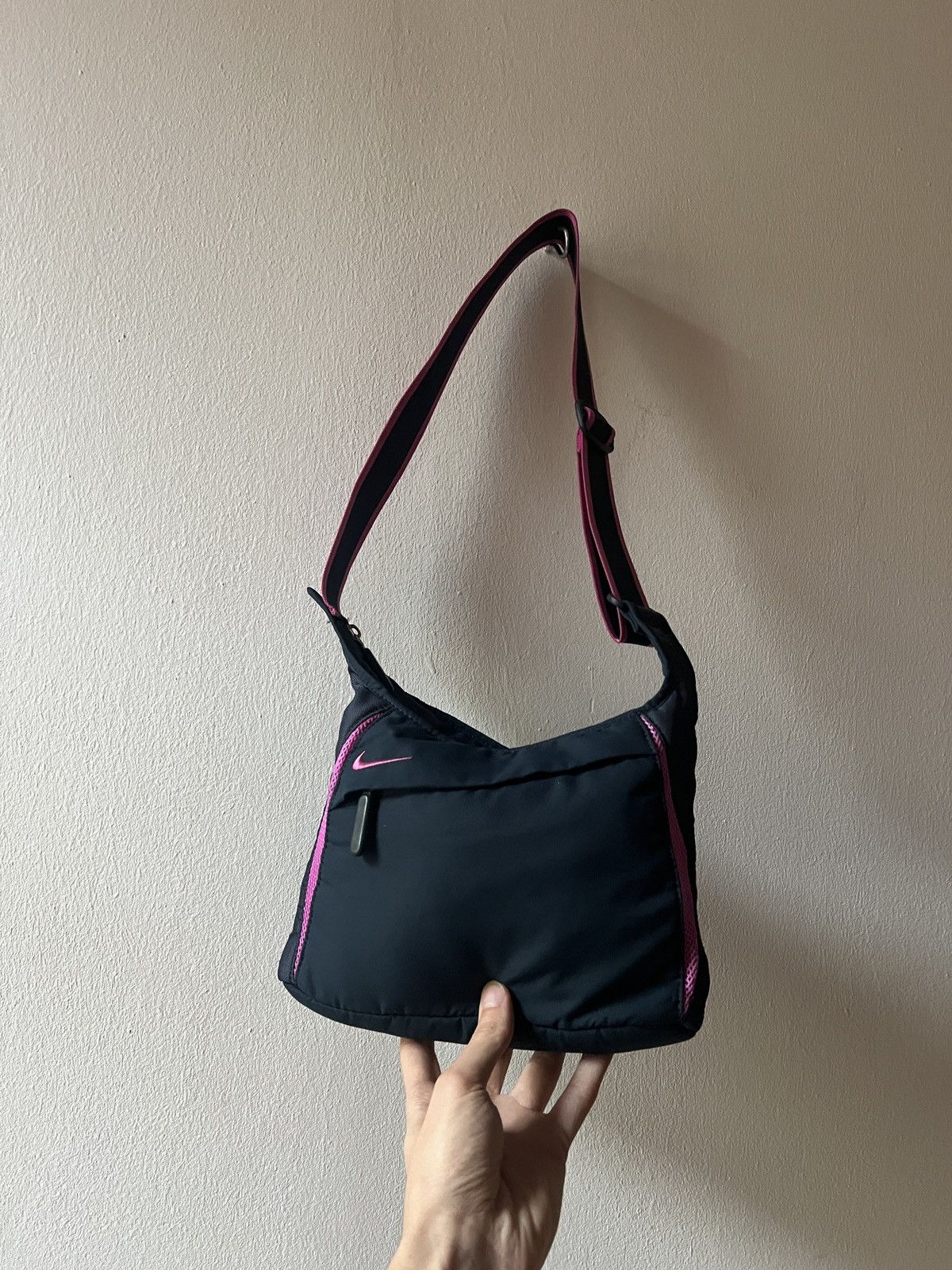 Nike Vintage Purple Nike Y2K Shoulder Bag Size ONE SIZE - 7 Thumbnail