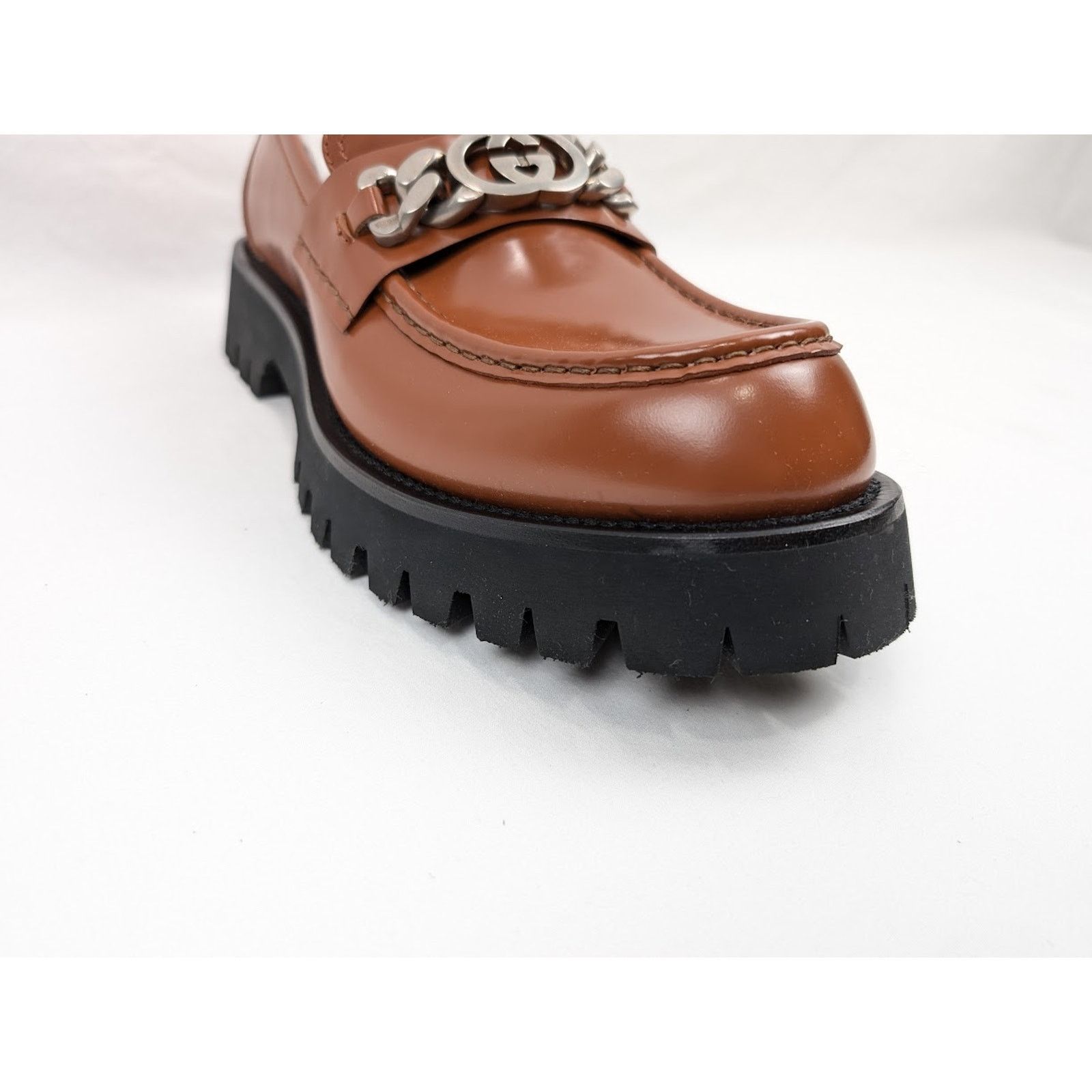 Gucci o1rshd1 Cordovan Lux Loafers in Rust Size US 12.5 / EU 45-46 - 8 Thumbnail