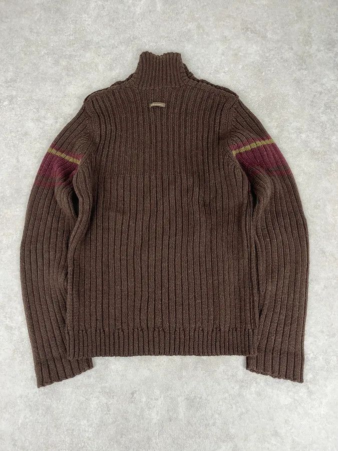 Dolce & Gabbana AW2006 Dolce & Gabbana Brown Wool Buttoned Military Naval Wool Sweater Size US M / EU 48-50 / 2 - 7 Thumbnail