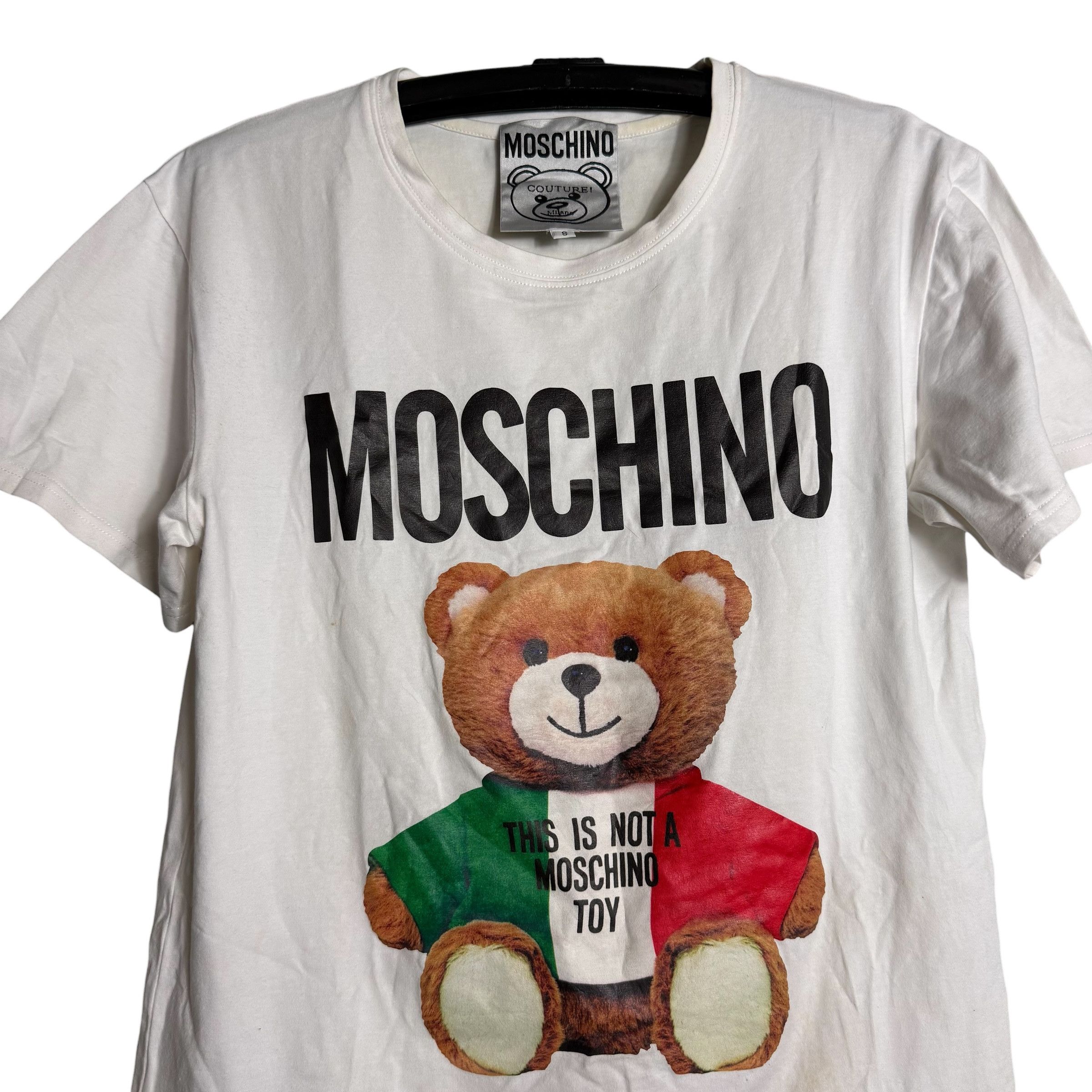 Moschino 🔥RARE🔥Moschino Couture Milano Italian Teddy Bear T-shirt Size US S / EU 44-46 / 1 - 2 Thumbnail