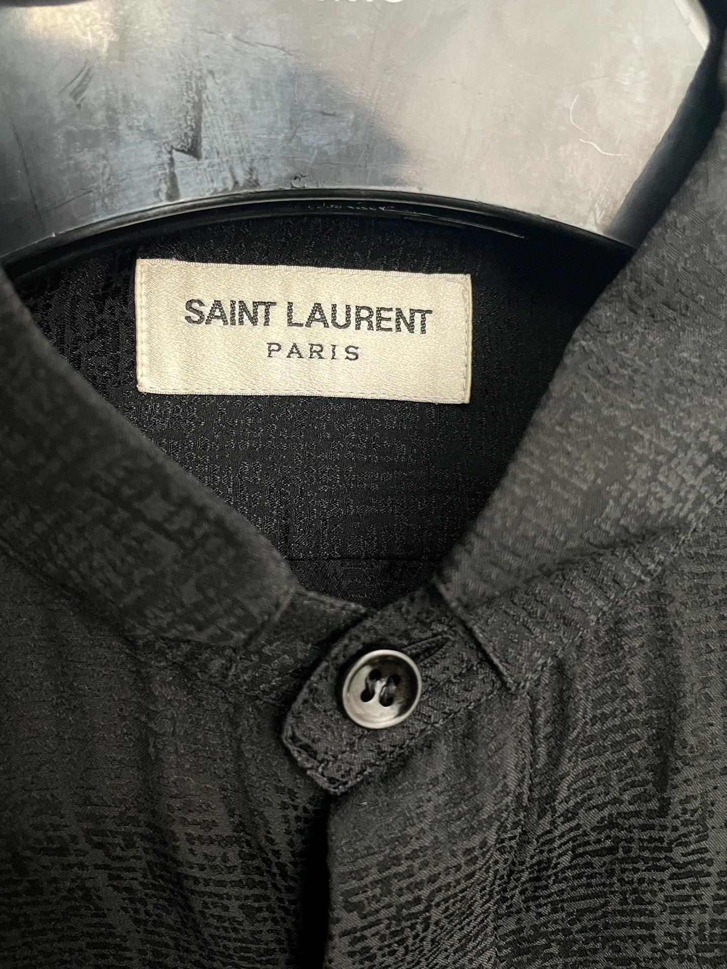 Saint Laurent Paris Authentic Saint Laurent SLP concealed button-down shirt Size US L / EU 52-54 / 3 - 6 Thumbnail