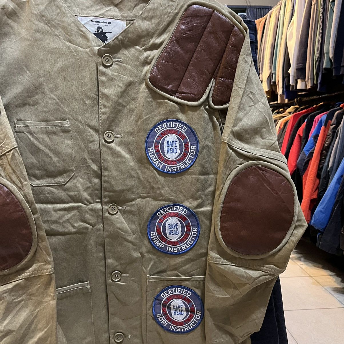Bape Bape Hunting Jacket Ian Brown Stone Roses Size US XL / EU 56 / 4 - 4 Thumbnail