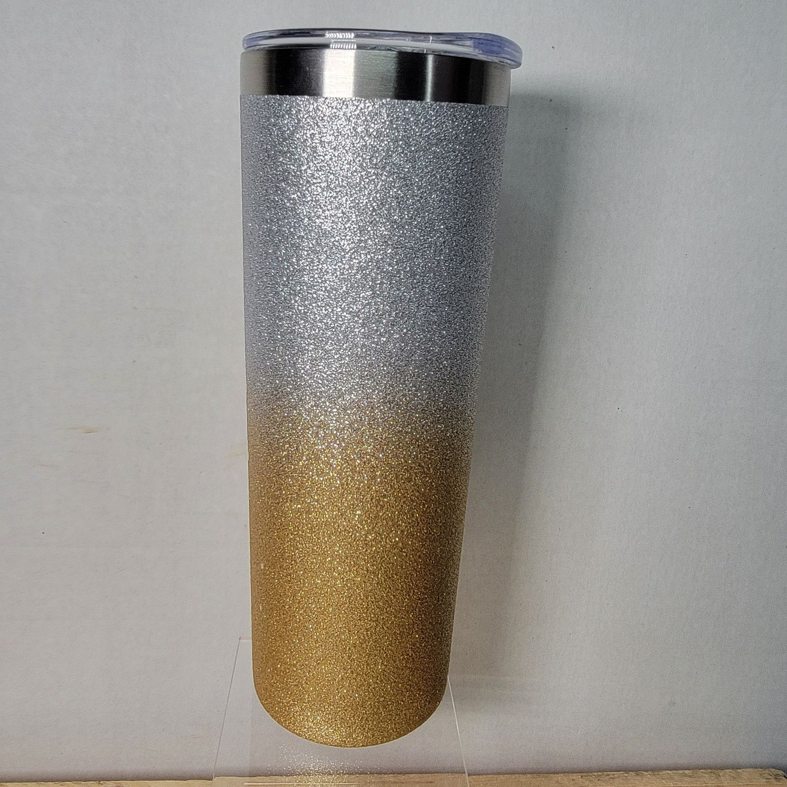 Other Glitter Travel Tumbler w/ Sip Lid, Straw & Straw Cleaner Size ONE SIZE - 6 Thumbnail