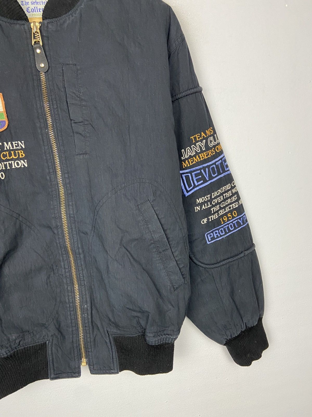 Japanese Brand VINTAGE JANNY STAFF CLUB BOMBER Size US L / EU 52-54 / 3 - 3 Thumbnail