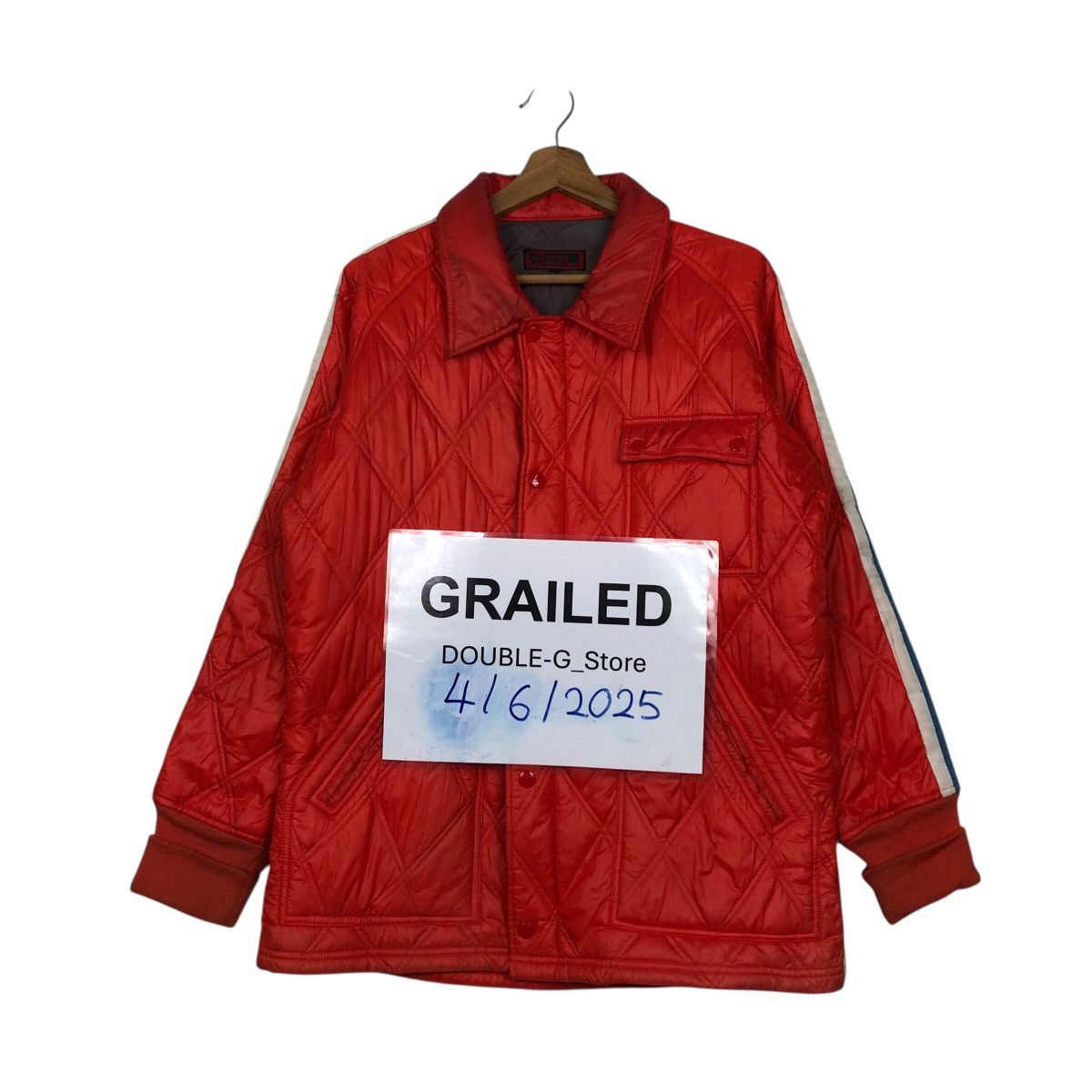Japanese Brand 📌Vintage Light Puffer Jacket Quilted Biker Johnbull Kojima Size US L / EU 52-54 / 3 - 1 Thumbnail