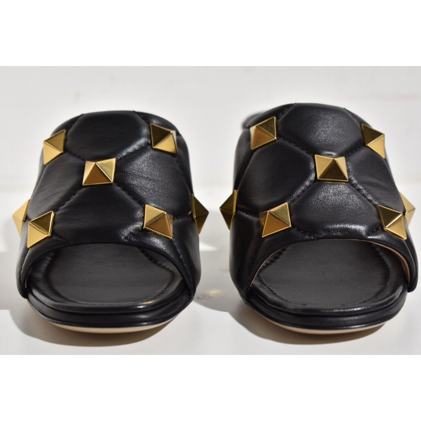 Valentino Rockstud 65 Roman Stud Backless Mule Slide Heel Sandal 39 Size US 9 / IT 39 - 6 Thumbnail