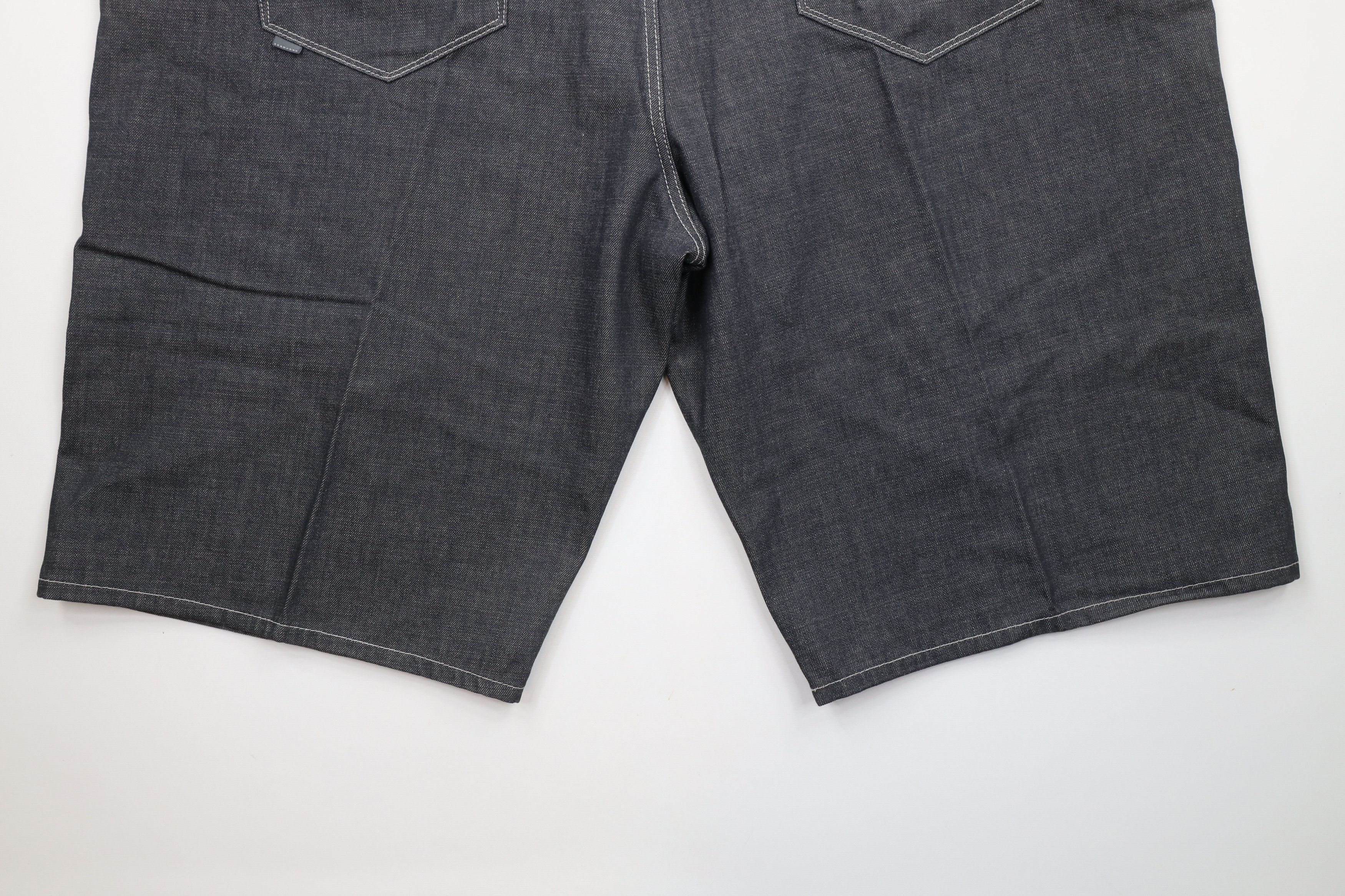 Sean John × Vintage Vintage Sean John Fit Hip Hop Denim Jean Shorts Jorts Gray Size US 44 / EU 60 - 11 Thumbnail