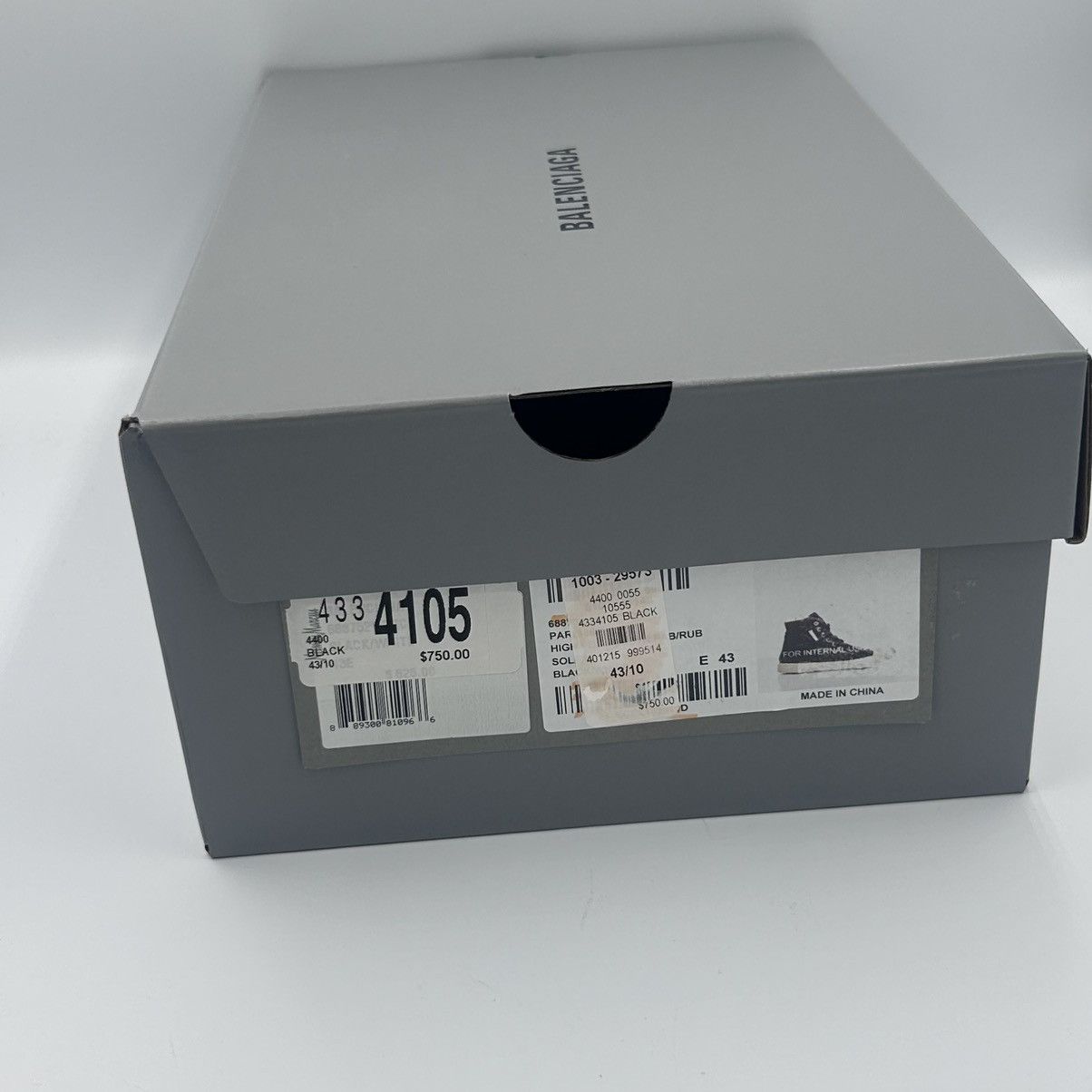 Balenciaga Balenciaga Paris High Top Sneakers Size US 10 / EU 43 - 8 Thumbnail