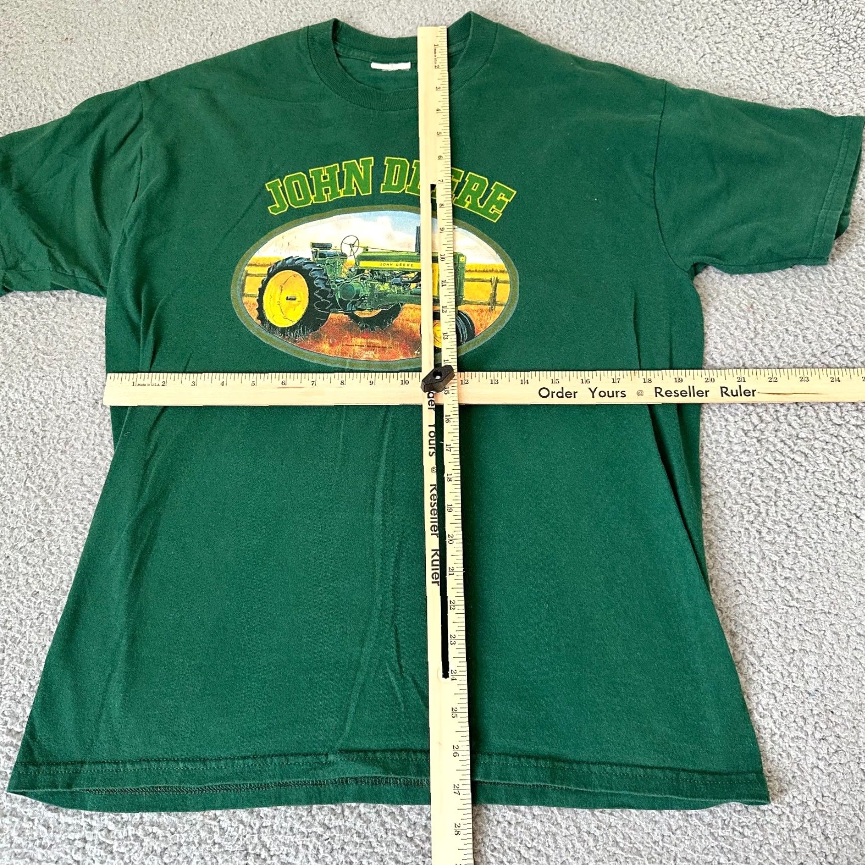 Vintage VINTAGE Tractor Shirt Mens M Green Deere Seed Corn Farmer John Casual Shirt Size US M / EU 48-50 / 2 - 5 Thumbnail