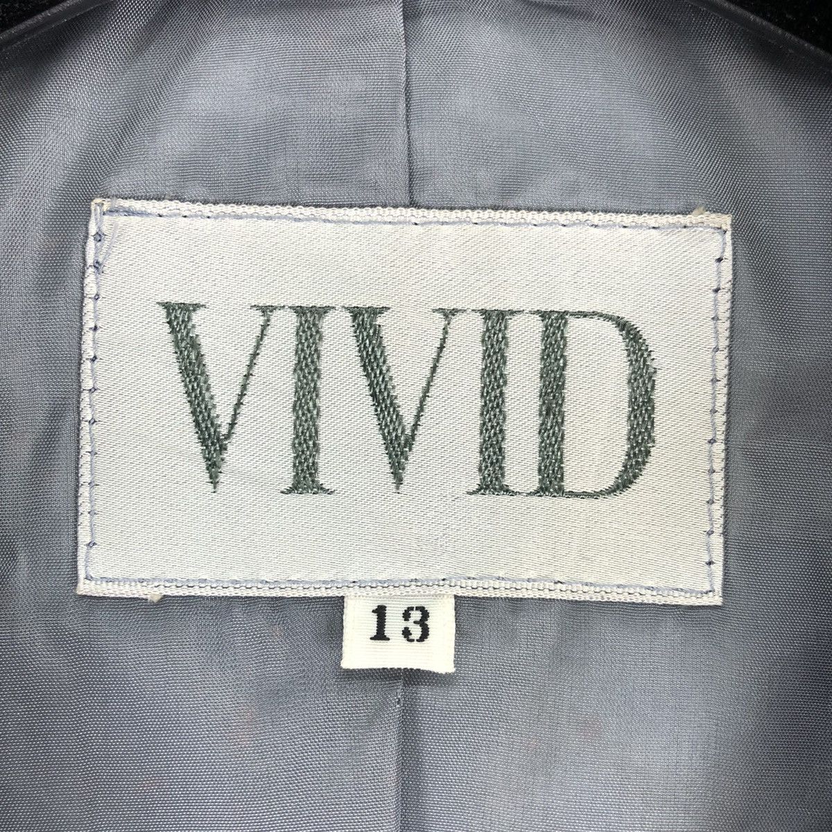 Japanese Brand Vintage 80's Wool Coat Jacket Checkered for Ladies by VIVID Size XS / US 0-2 / IT 36-38 - 13 Thumbnail