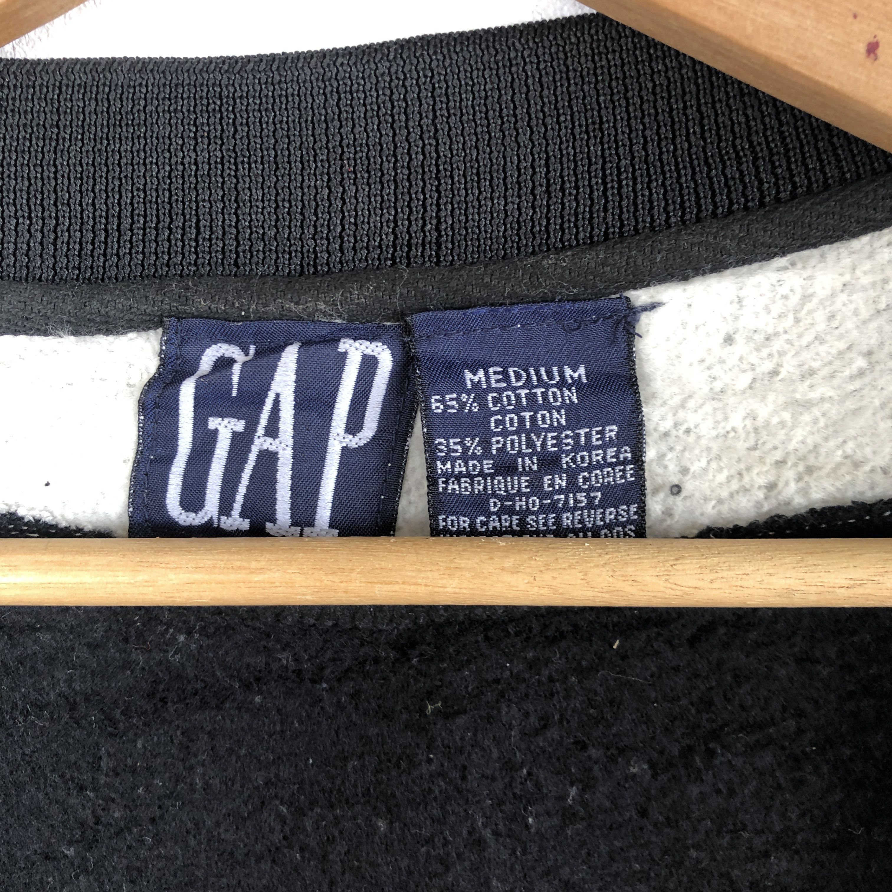 Gap × Vintage Vintage Y2K GAP Varsity Sweater Button Up Sweatshirt Size US L / EU 52-54 / 3 - 8 Thumbnail
