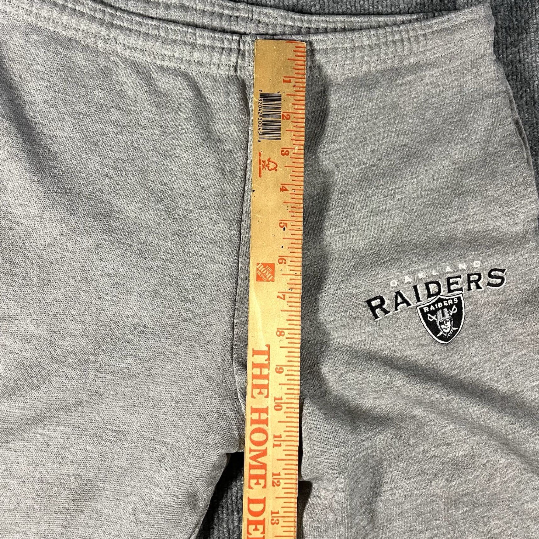 Nutmeg VINTAGE Oakland Raiders Sweatpants Lee Sport Mens Small Gray NFL Football Casual Pants 90s City Hip Hop USA Size US 29 - 3 Thumbnail