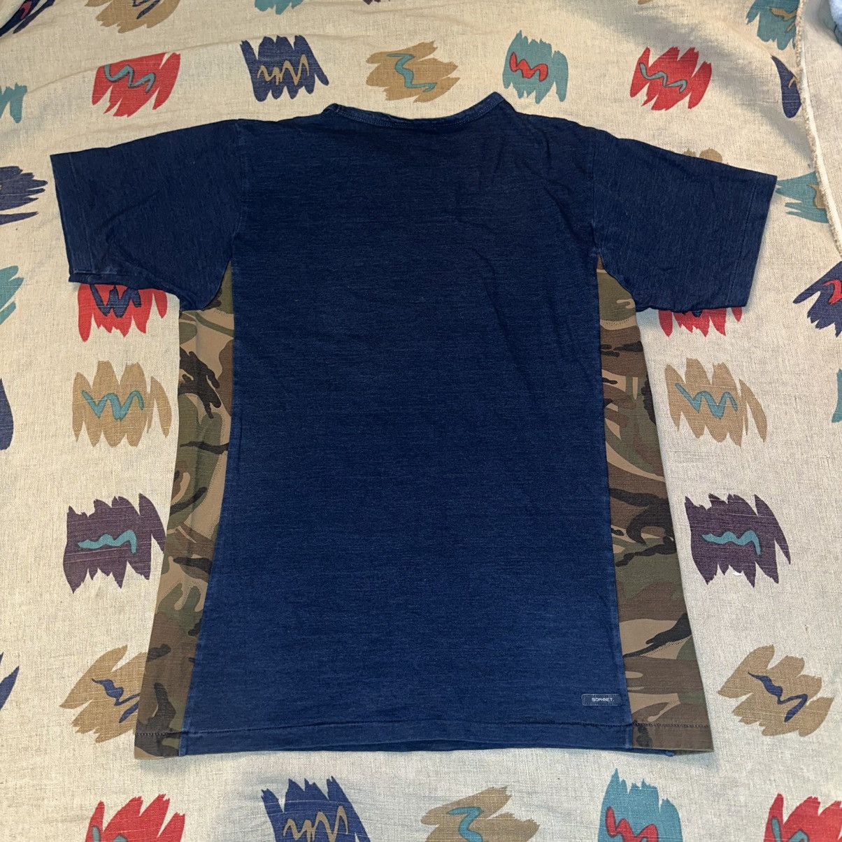 Japanese Brand × Sophnet. SOPHNET. Camouflage Side Panel Indigo Tee Size US M / EU 48-50 / 2 - 7 Thumbnail