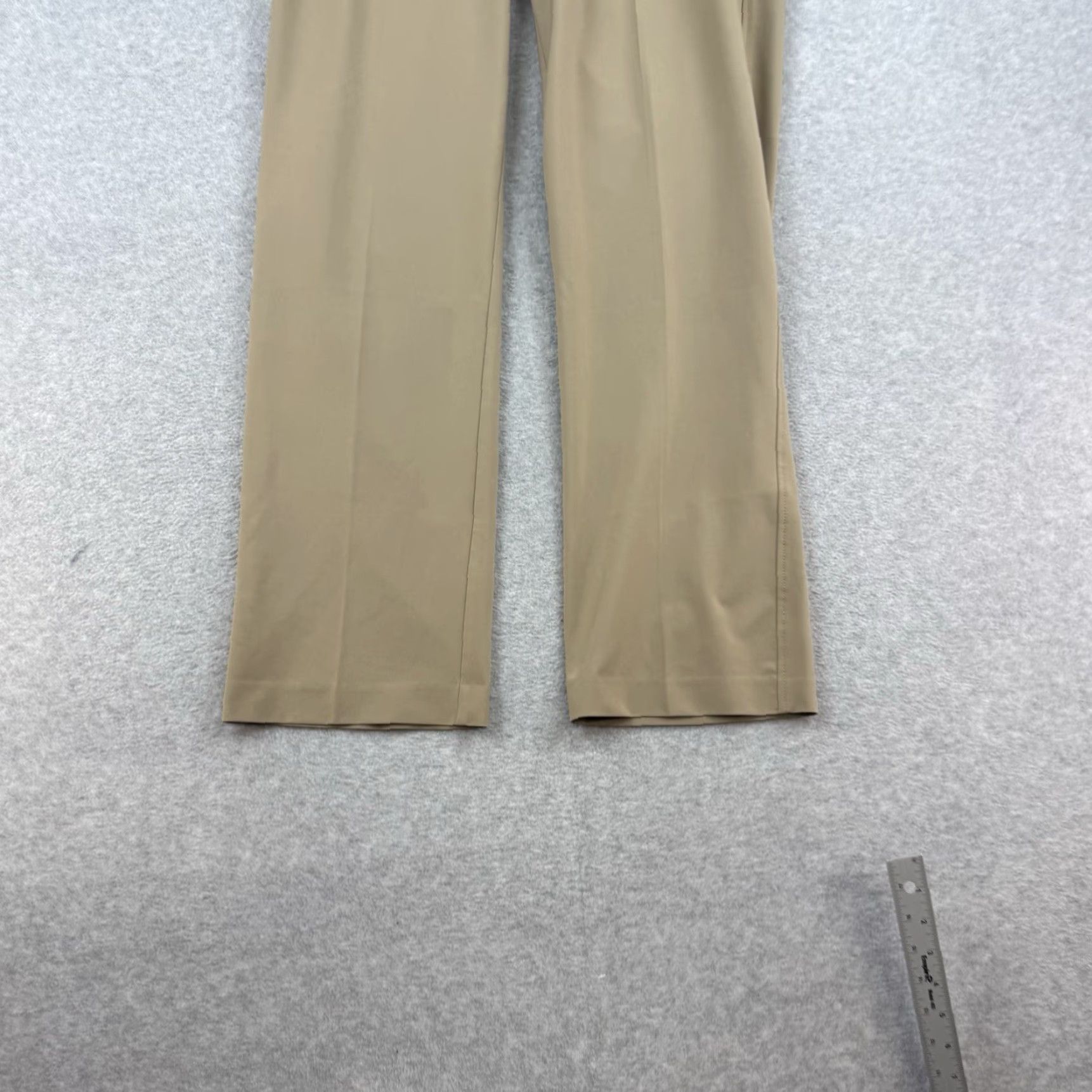 Footjoy FootJoy FJ Athletic Mens Beige Golf Performance Stretch Chino Pants Size 38X34 Straight Leg Flat Front Regular Waist 38 Inseam 34 Size US 38 / EU 54 - 2 Thumbnail