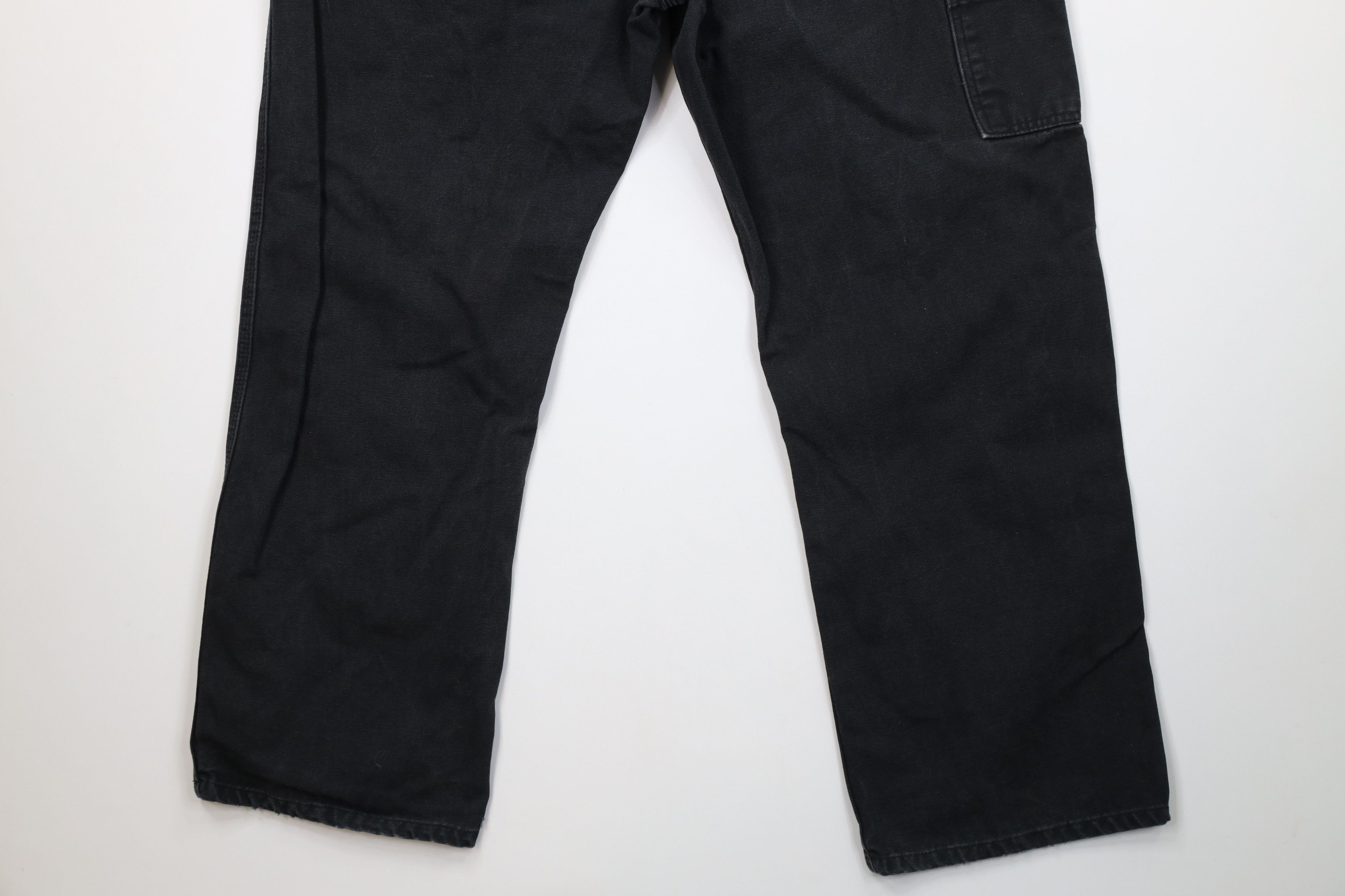 Dickies Vintage Y2K Dickies Canvas Wide Leg Dungaree Pants Black Size US 42 / EU 58 - 12 Thumbnail