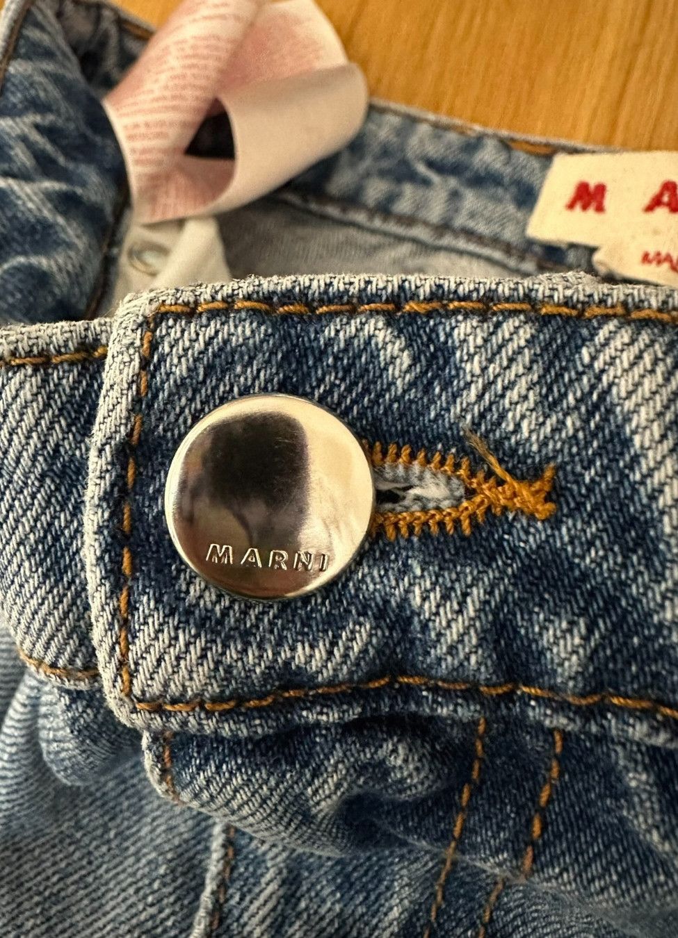 Marni Marni 22AW Mohair Patches Denim-2507 Size 38" / US 16 / IT 52 - 8 Thumbnail