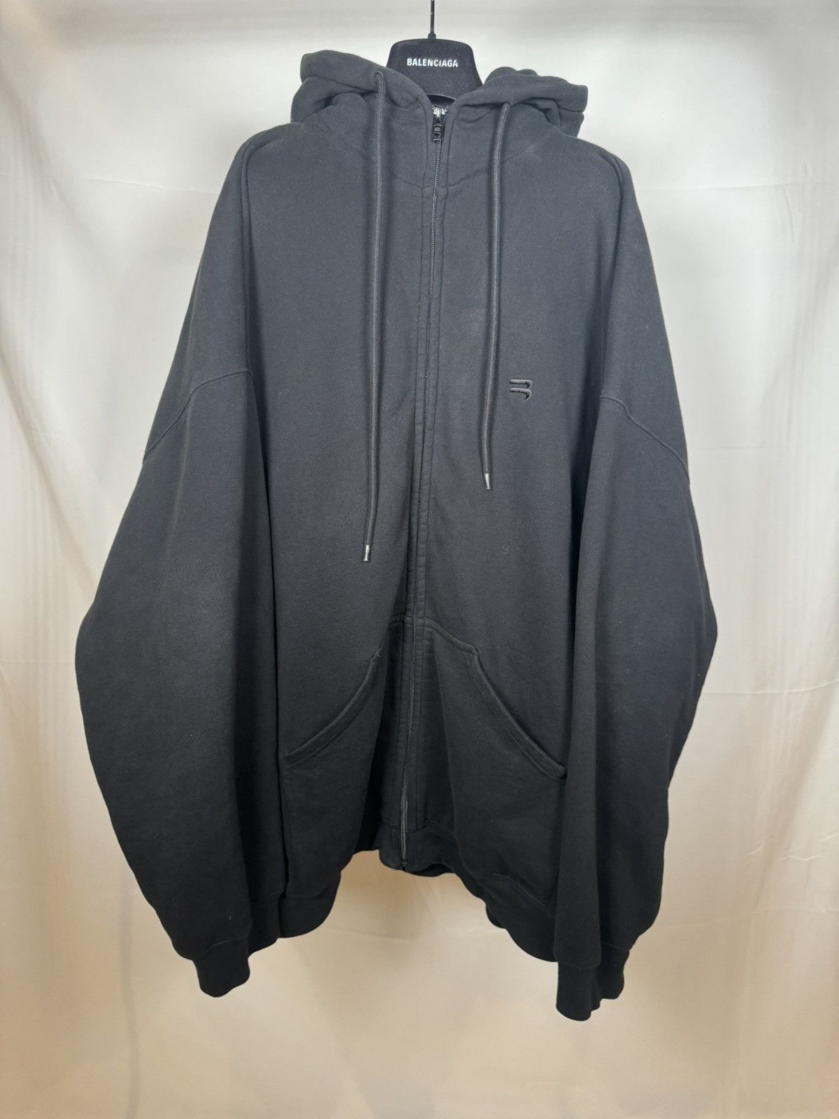 image of Balenciaga Pillow Hoodie in Black, Men's (Size Small)