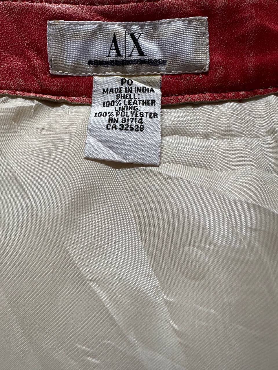 Armani Exchange A|X Leather Button With Pocket Mini Skirt Size 28" / US 6 / IT 42 - 10 Thumbnail
