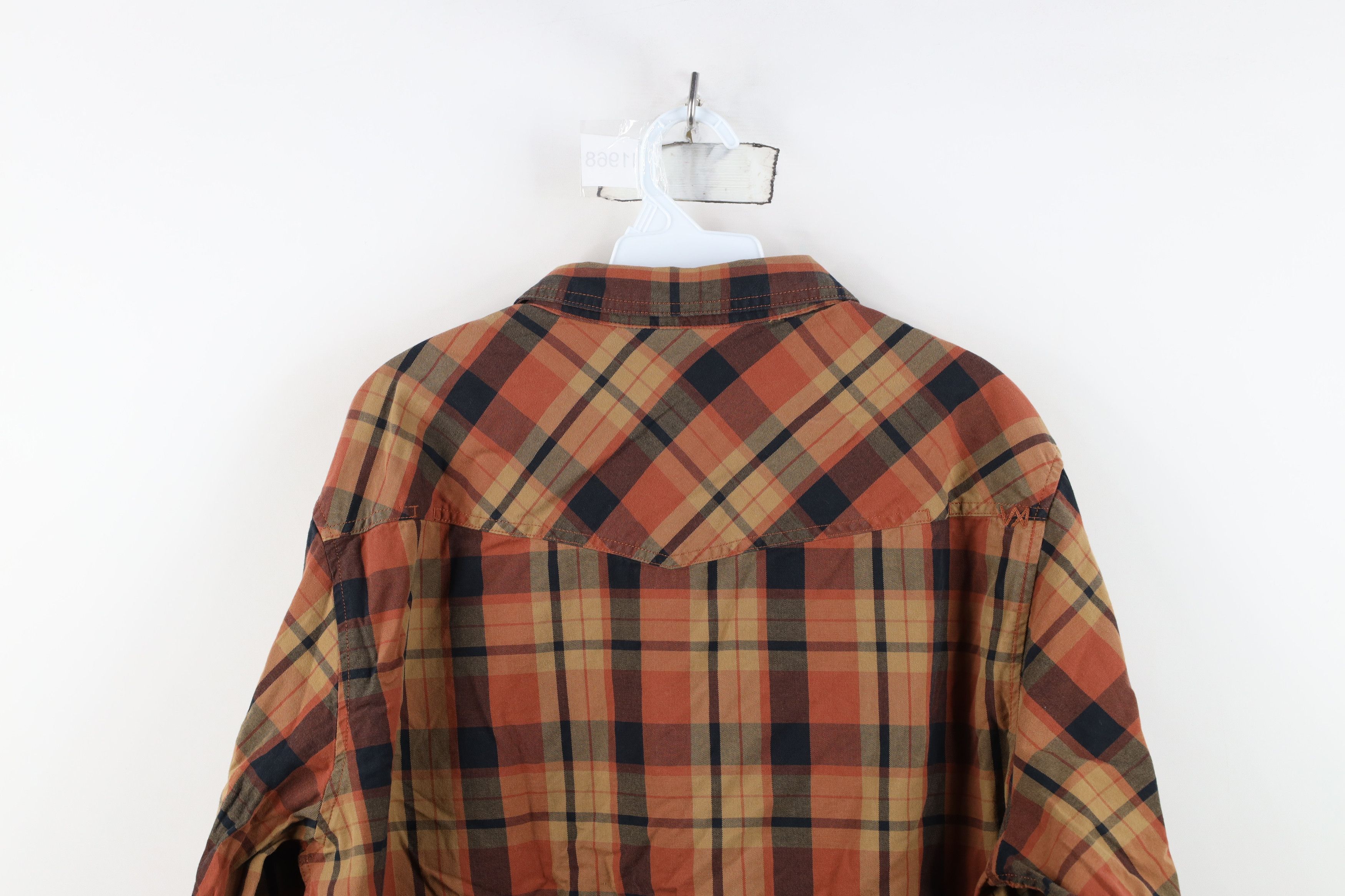 Vintage 5.11 Tactical Series Pocket Flannel Snap Button Shirt Plaid Size US L / EU 52-54 / 3 - 12 Thumbnail