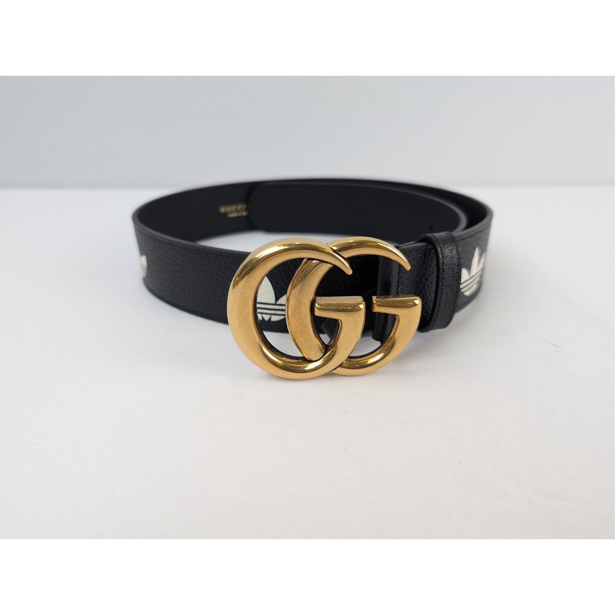 Adidas × Gucci o1rshd1 Size: 75 / M Belt W.40 GG Mar in Black Size 30 - 2 Thumbnail