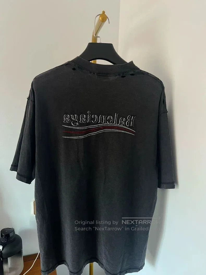 Balenciaga Balenciaga Reversed Logo Coke Embroidered Tee. Size US L / EU 52-54 / 3 - 2 Thumbnail