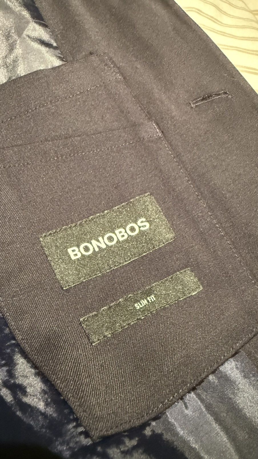 Bonobos Jetsetter Stretch Wool Suit Set (Navy) Size 36R - 5 Thumbnail