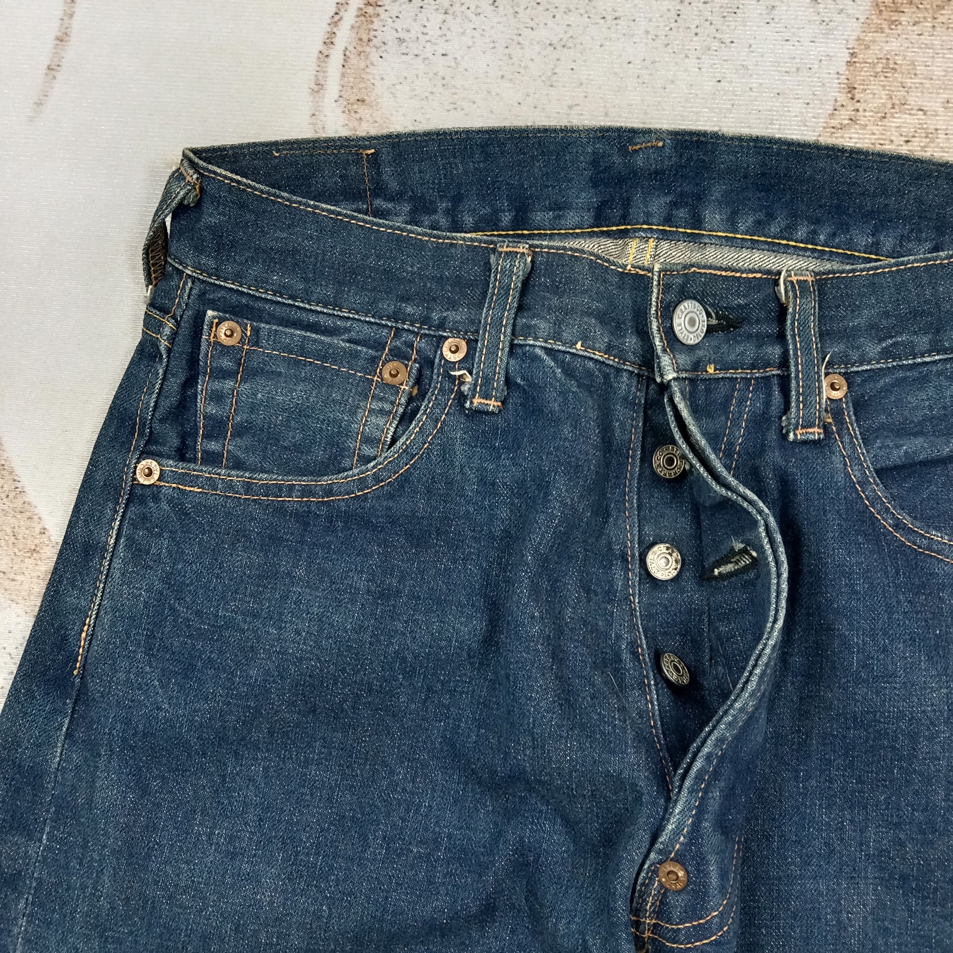 Evisu Evis Japanese Brand Selvedge Denim Jeans C280N32s Size US 29 - 8 Thumbnail